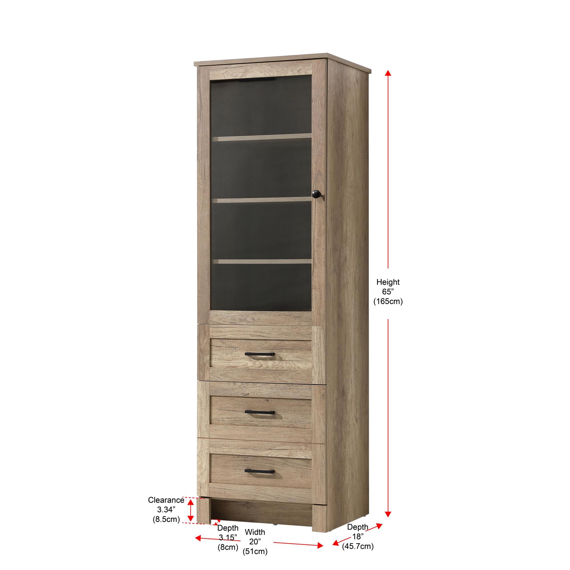 Soma 65 Inch Storage Cabinet by Elegant Decor