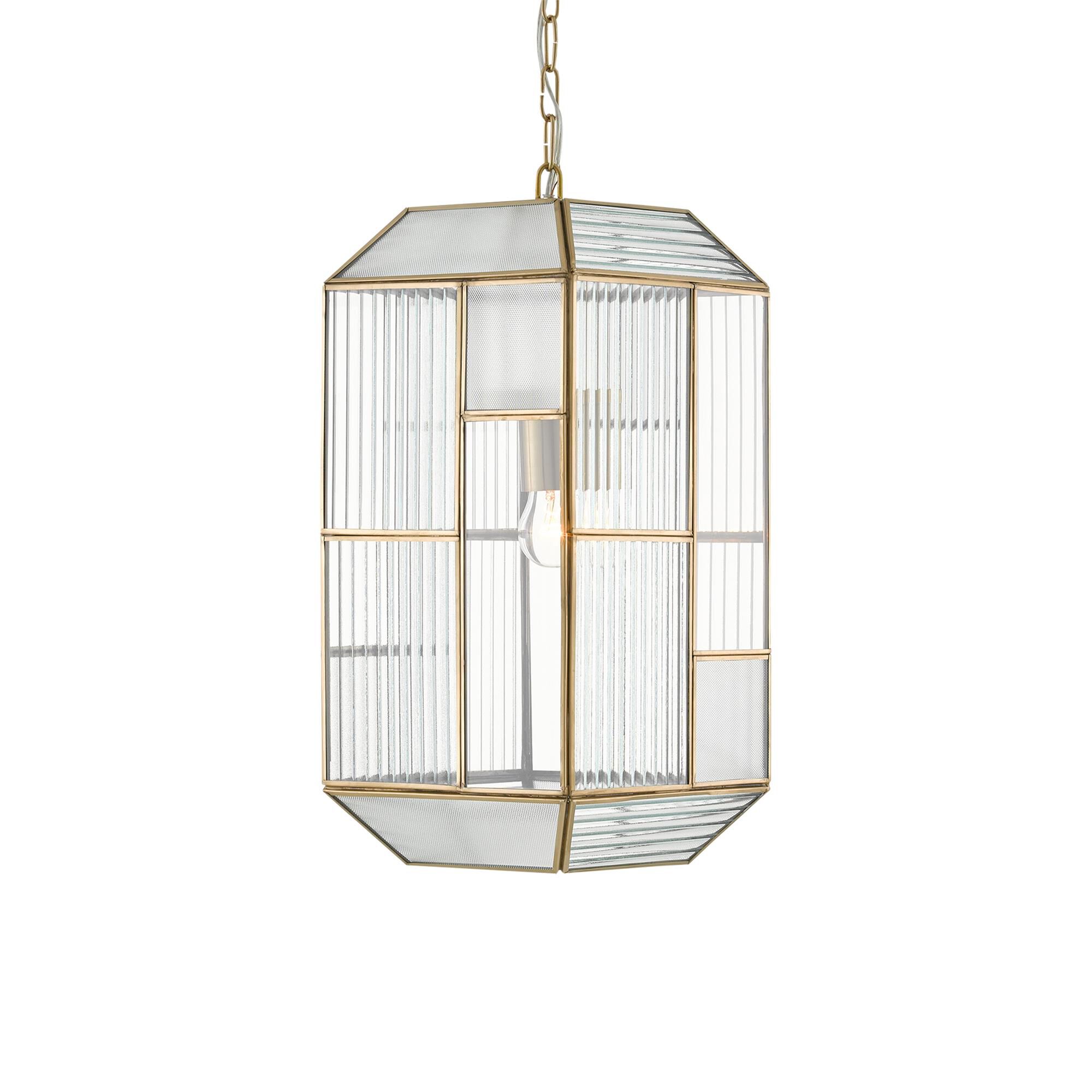 Shown in Brass Antique/Clear finish