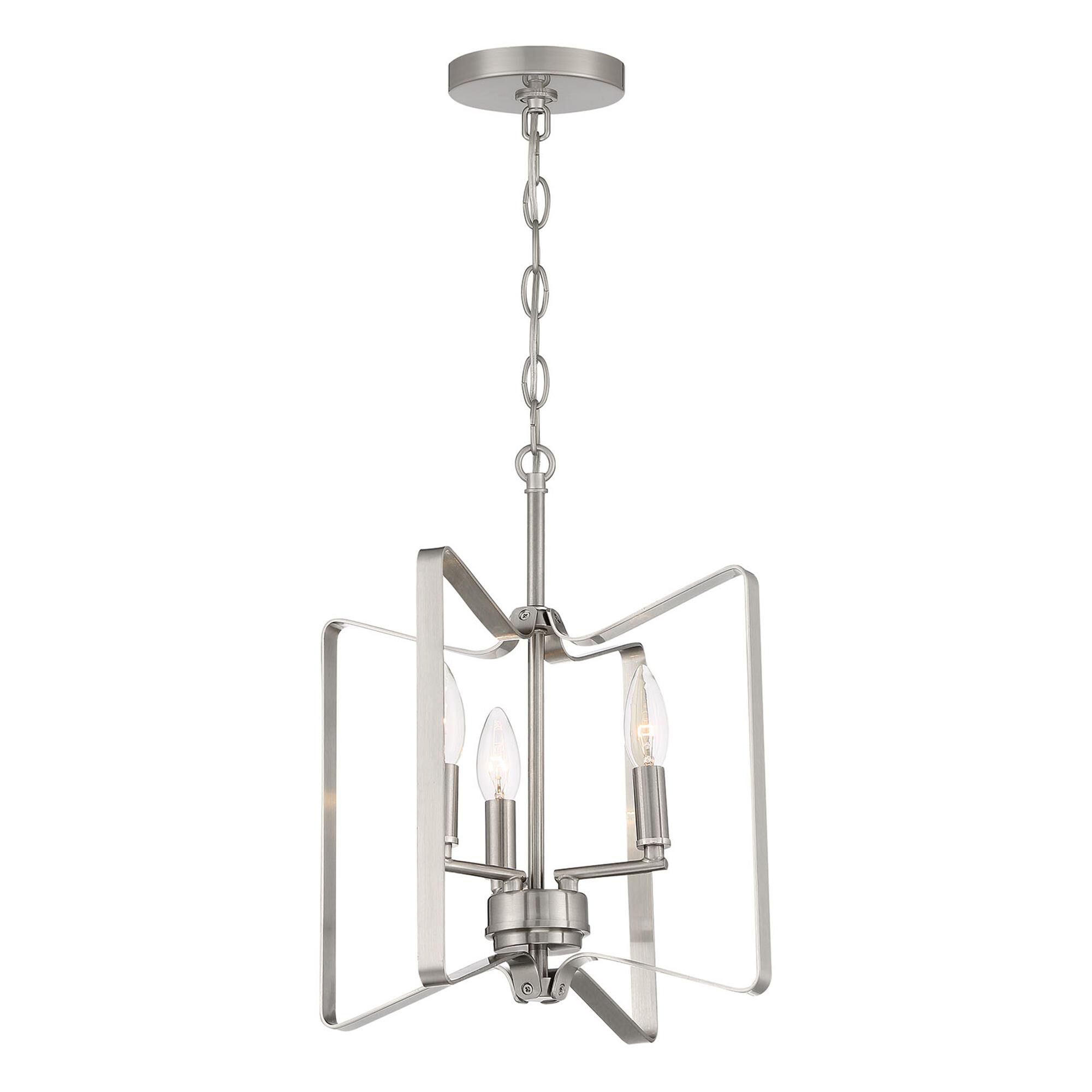 Shayna 13 Inch 3 Light Semi Flush Mount by Craftmade