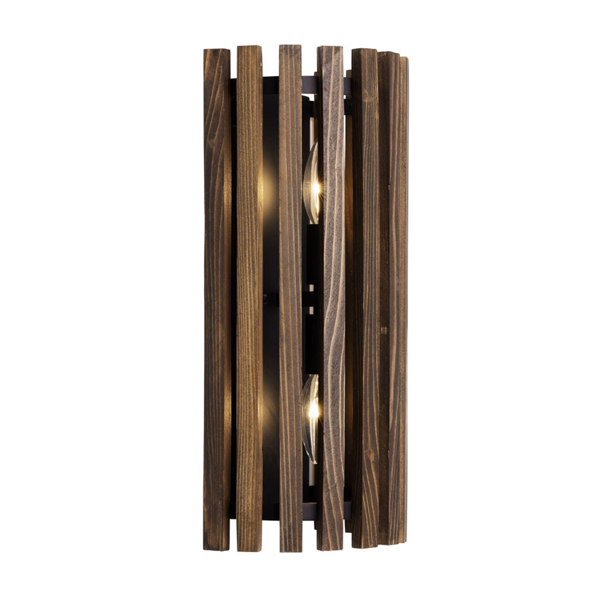 Shown in Matte Black/Medium Walnut finish