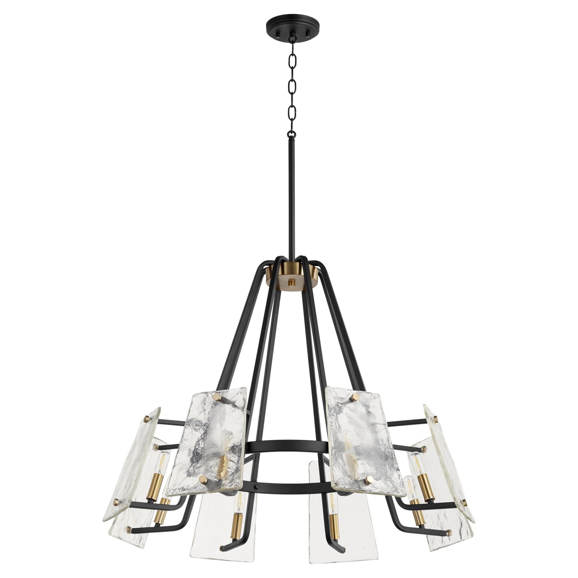 Shown in Noir W/ Aged Brass finish