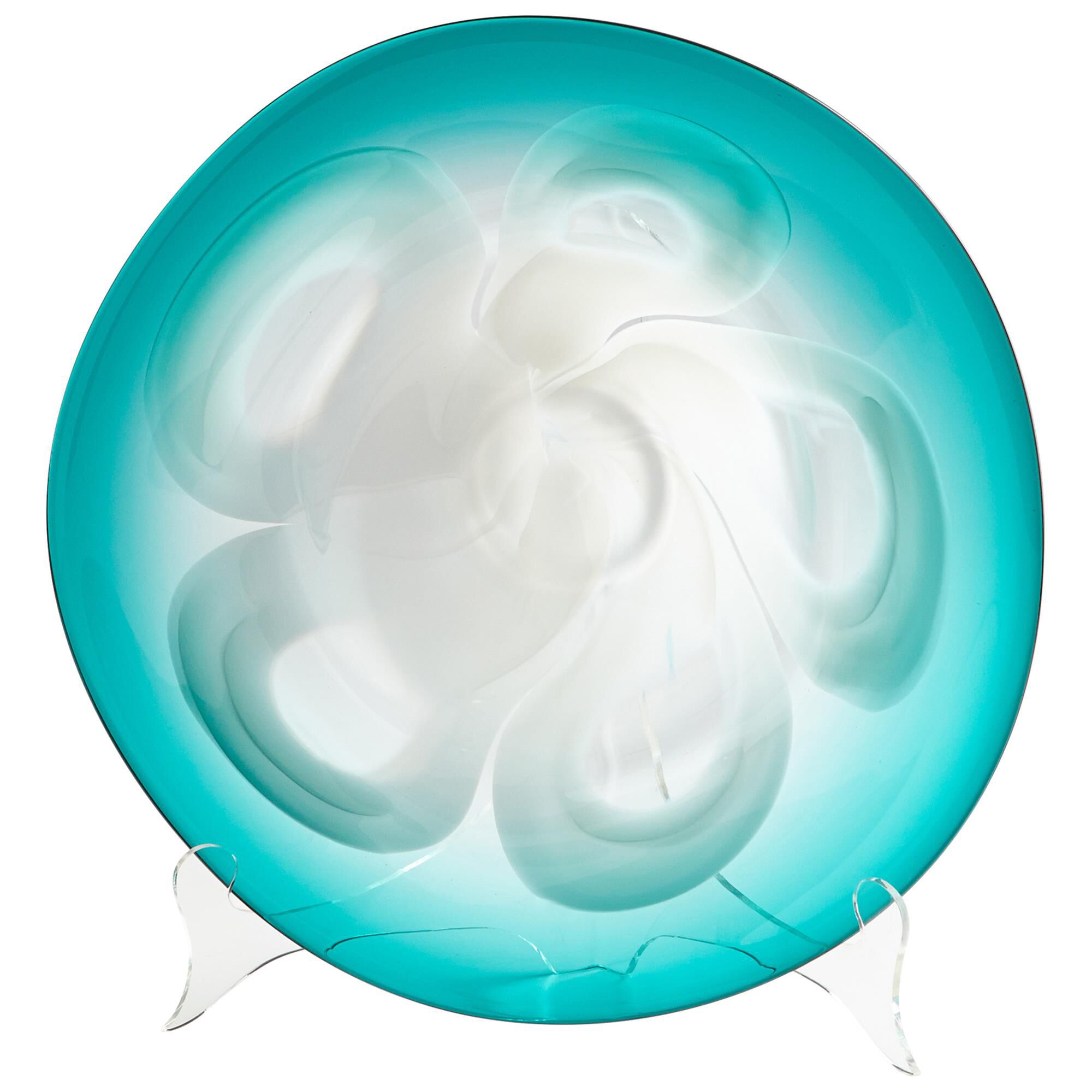 Flower Power Decorative Plate by Cyan Designs