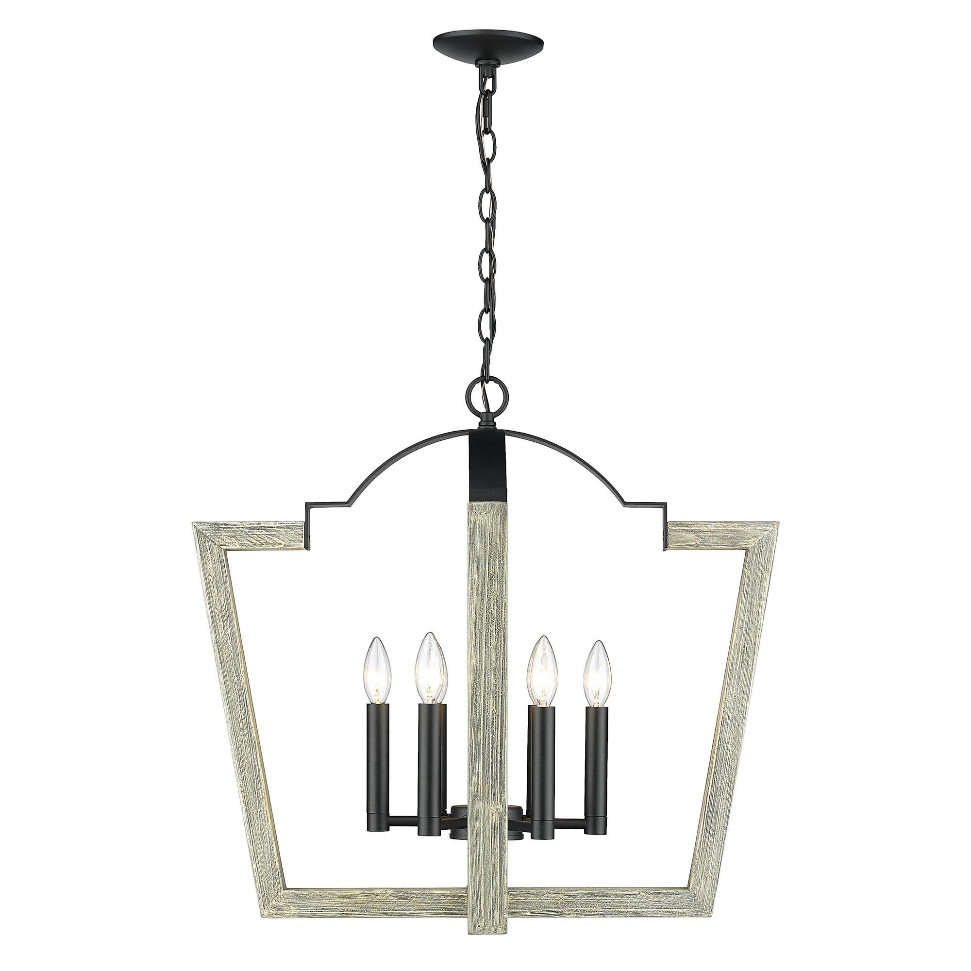 Shown in Natural Black finish and Gray Harbor shade