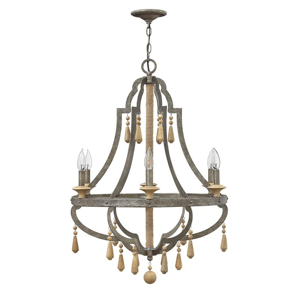 Cordoba 26 Inch 6 Light Chandelier by Fredrick Ramond