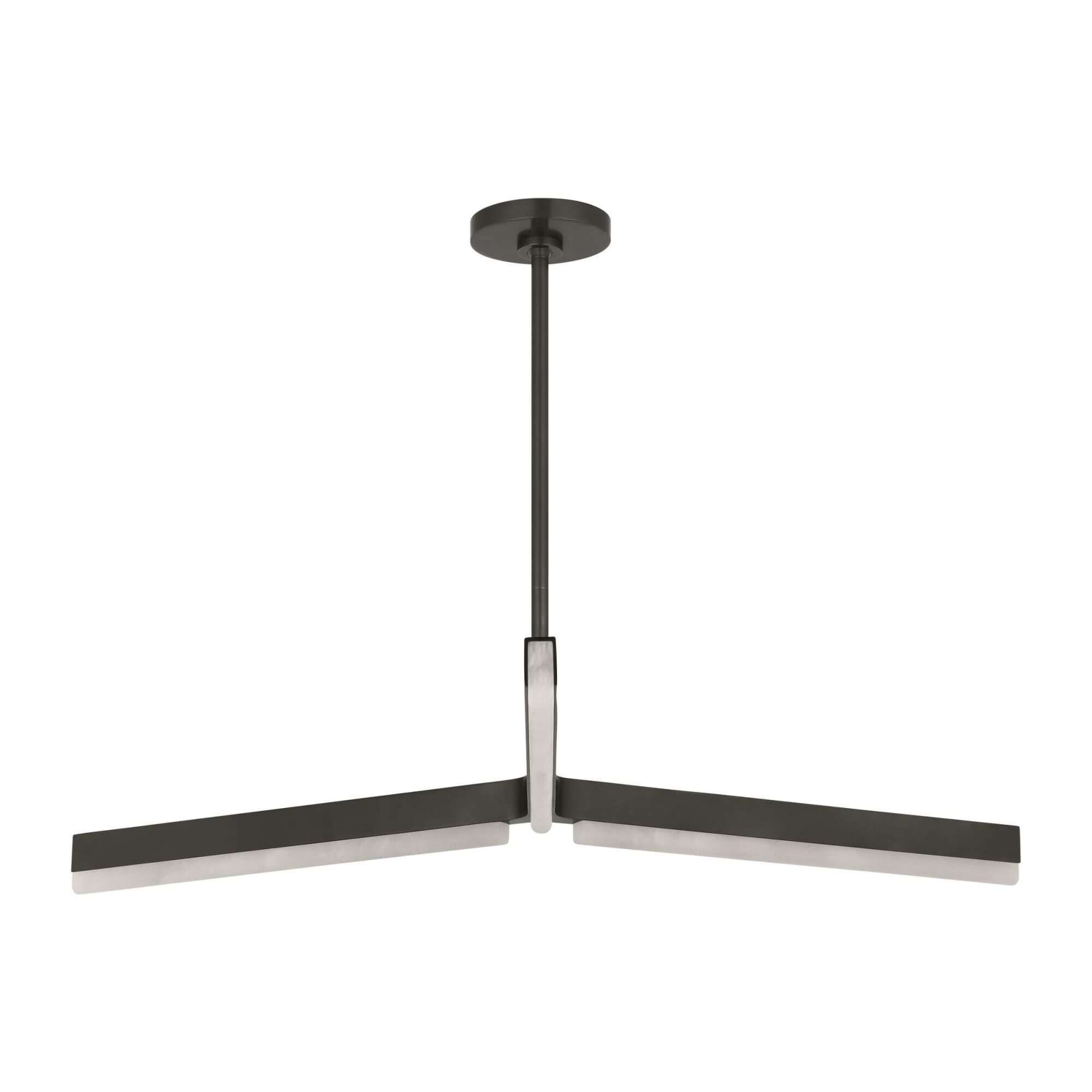 Shown in Bronze finish and Alabaster Diffuser glass