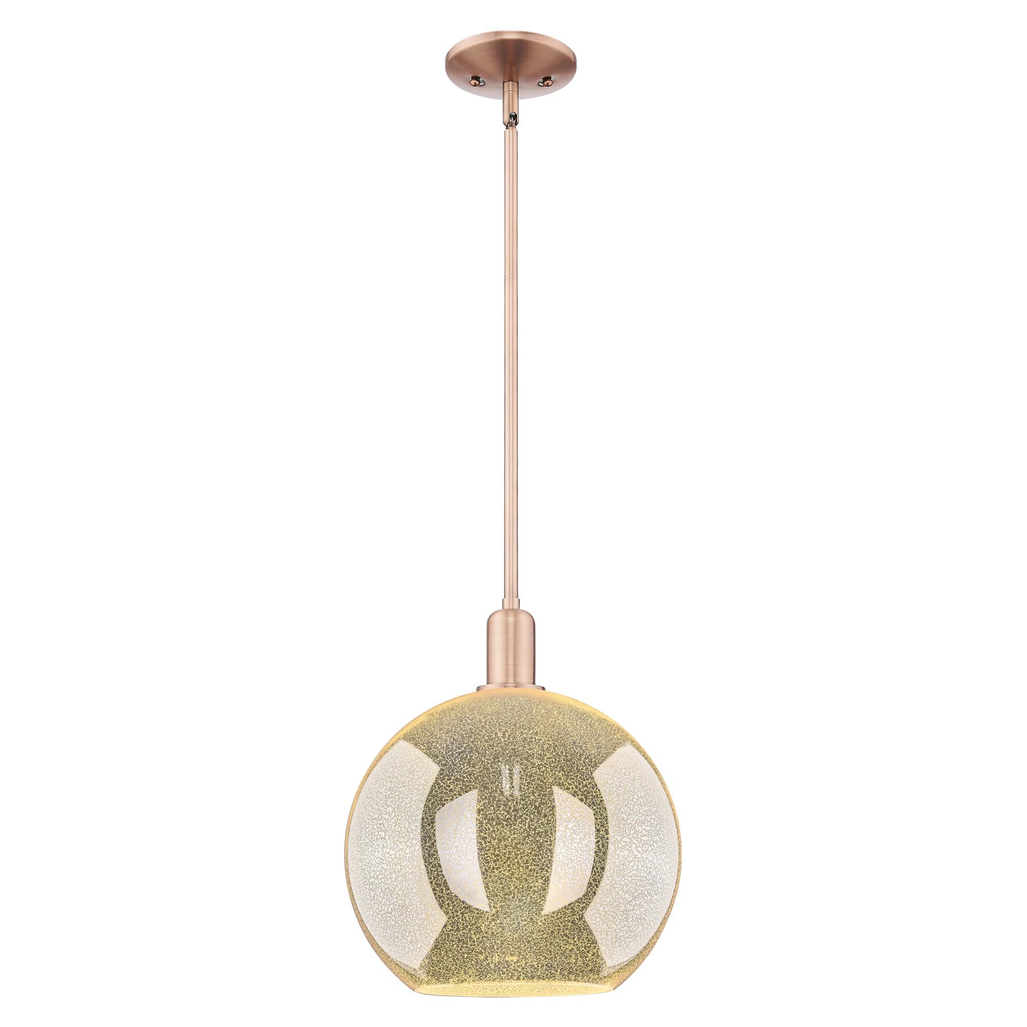 Shown in Antique Copper finish and Mercury glass