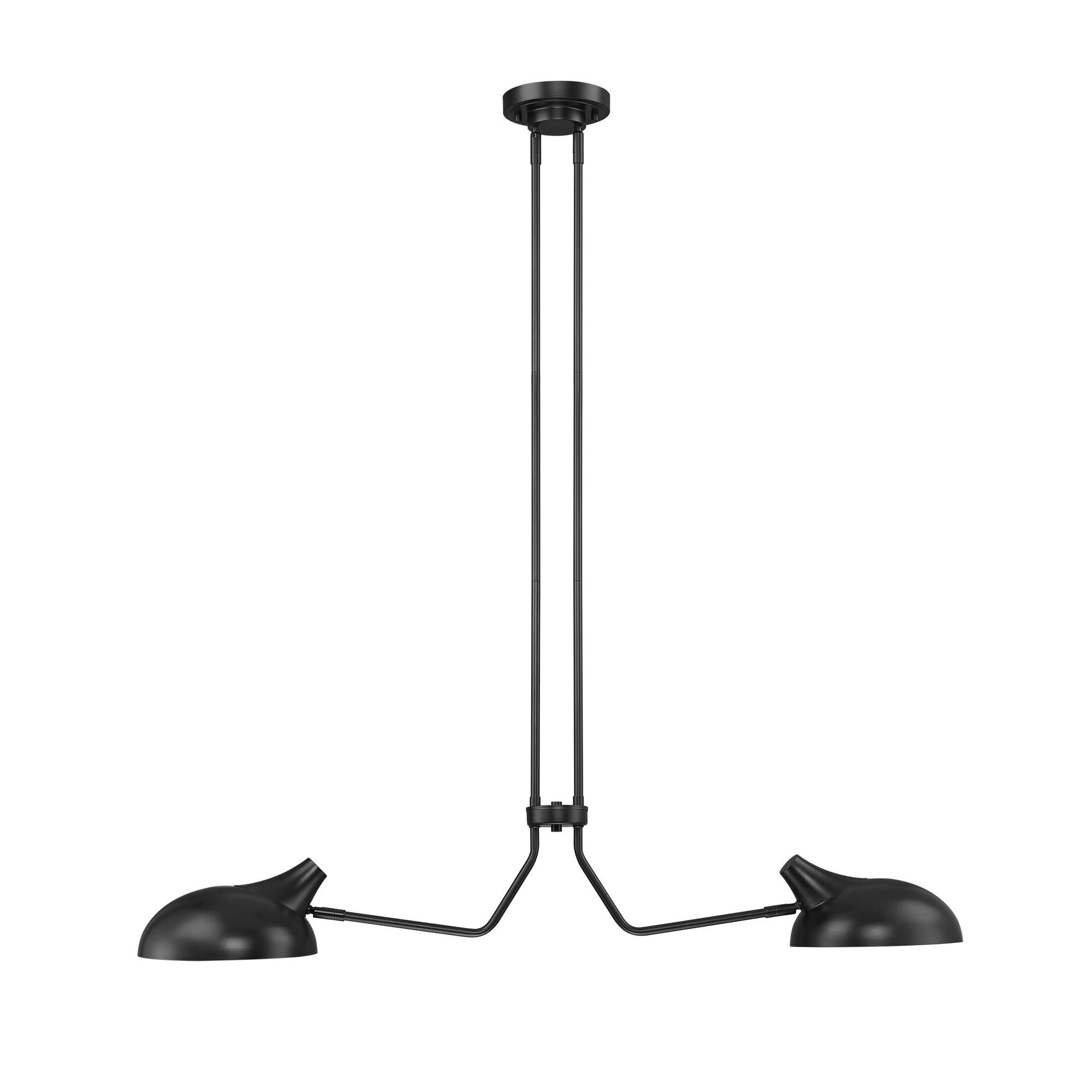 Shown in Matte Black finish and Matte Black Outer and Gold Inner Steel shade