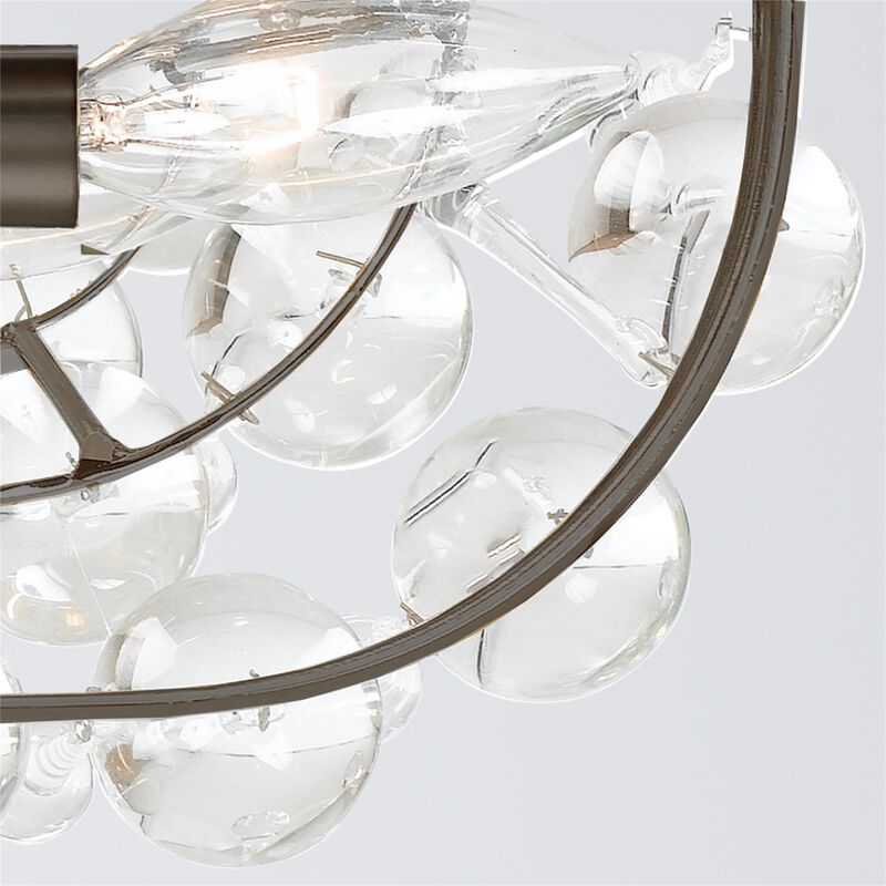 Calypso 23 Inch 6 Light Bath Vanity Light by Crystorama