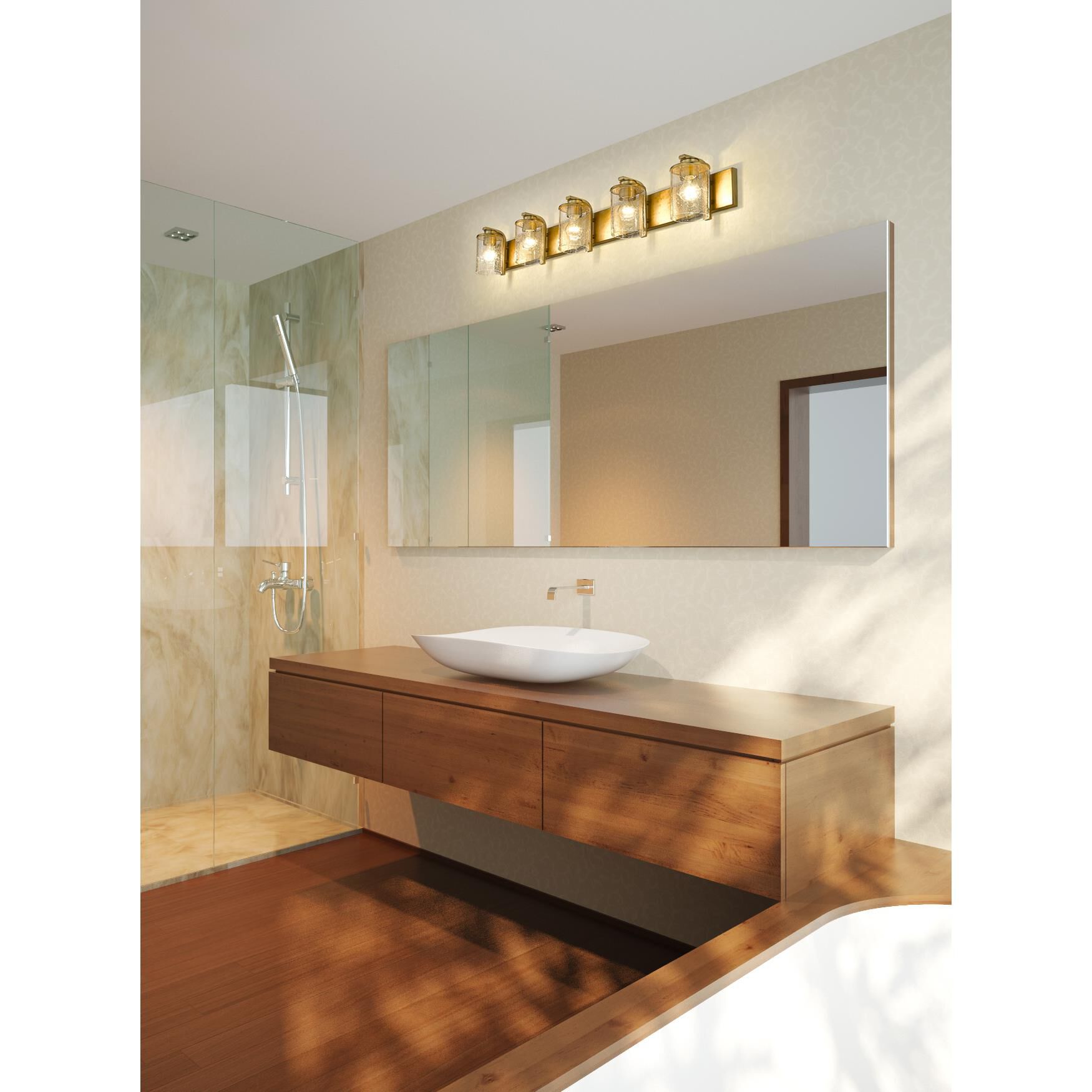 Beckett 42 Inch 5 Light Bath Vanity Light by Z-Lite