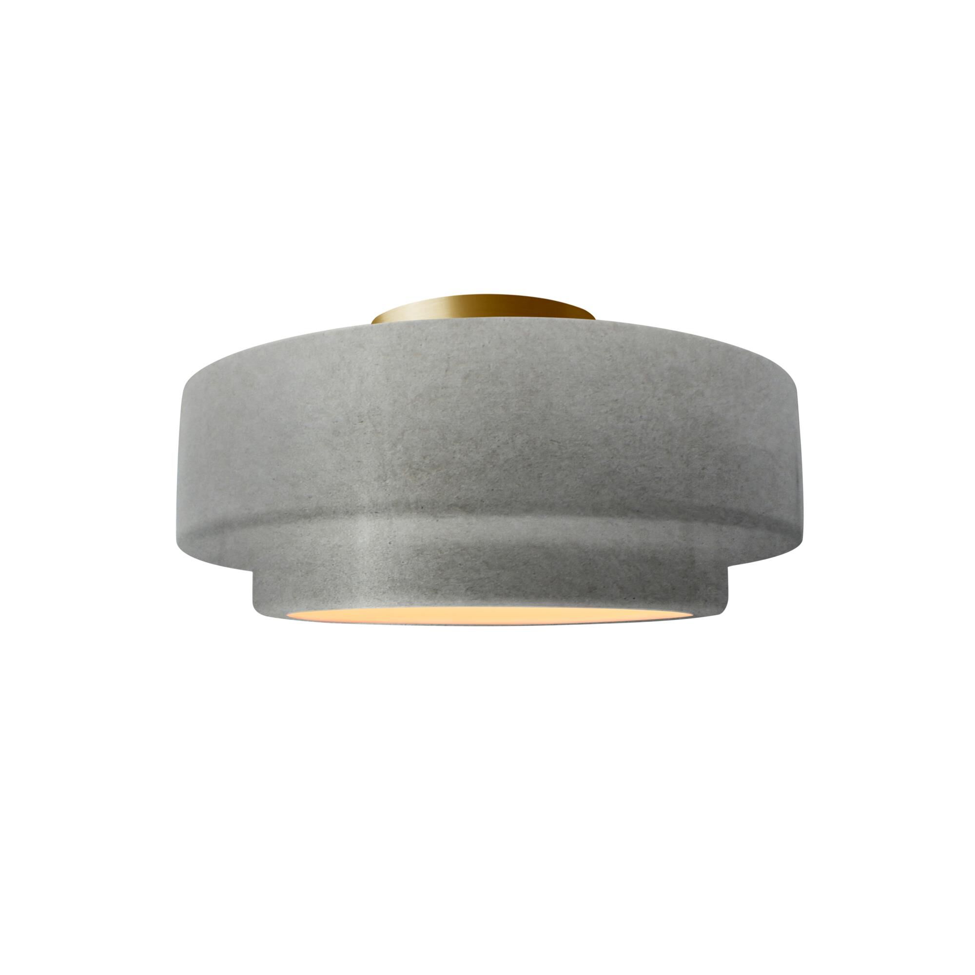 Tier 12 Inch Semi Flush Mount by Justice Design Group