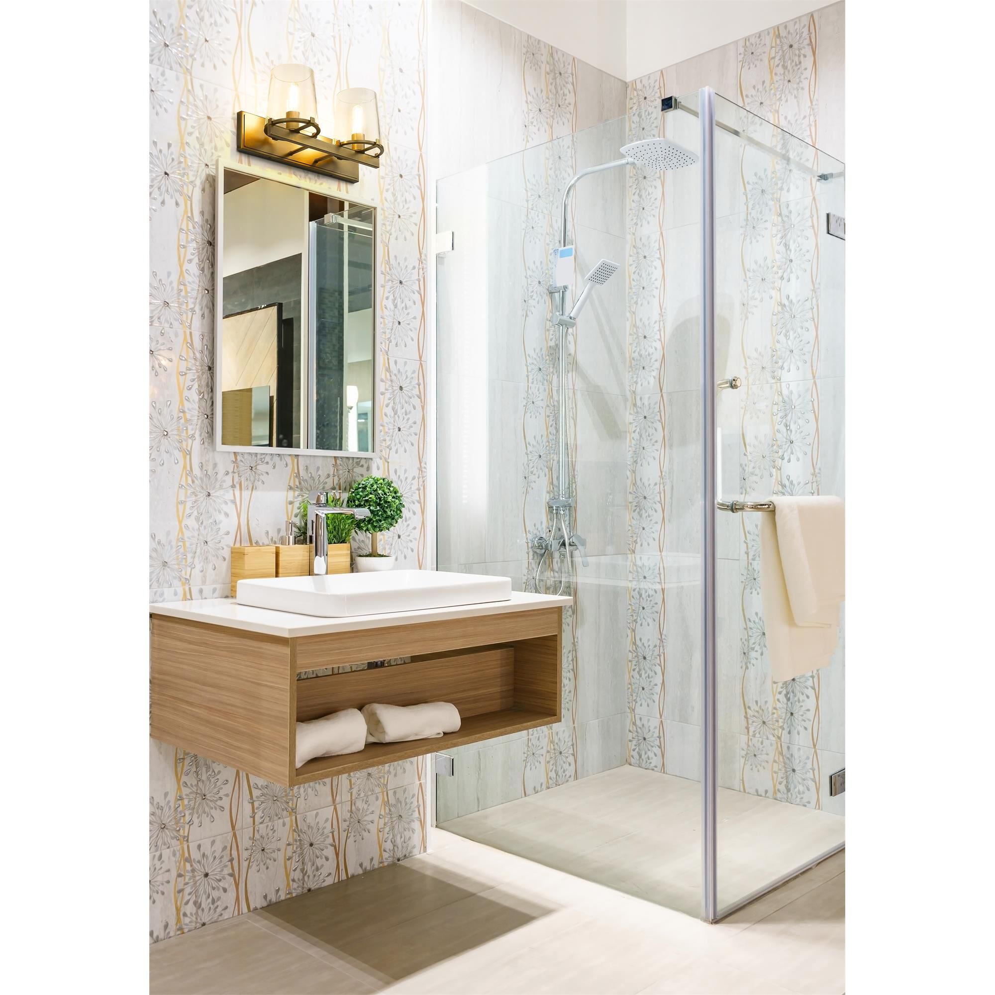 Shown in Rubbed Brass finish