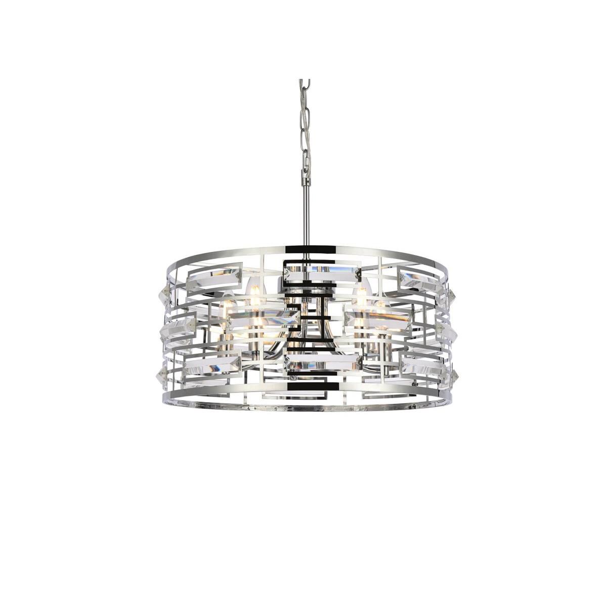 Shown in Chrome finish and Royal Cut Clear crystal