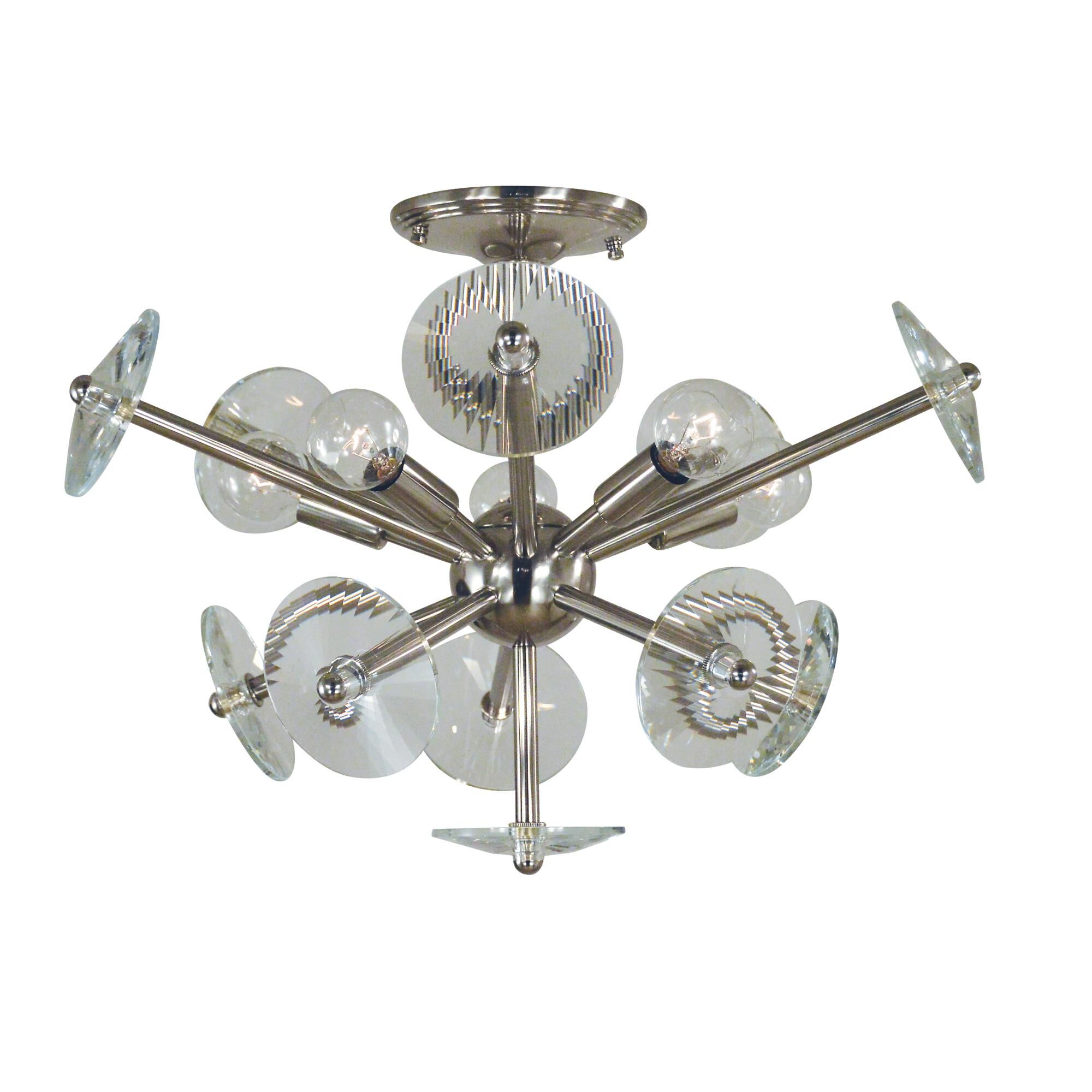 Apogee 20 Inch 5 Light Semi Flush Mount by Framburg