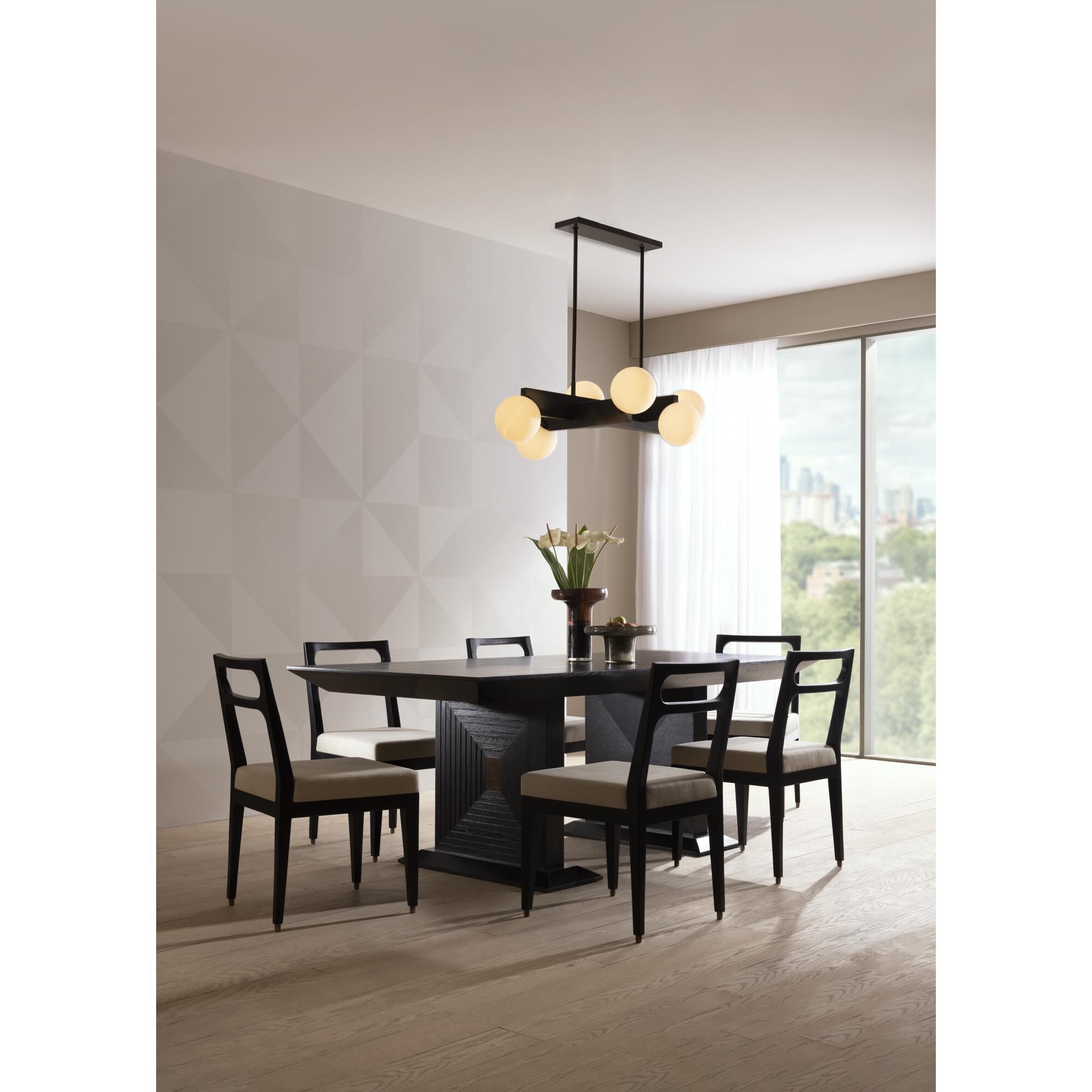 Tallow 46 Inch 6 Light Linear Suspension Light by Arteriors Home