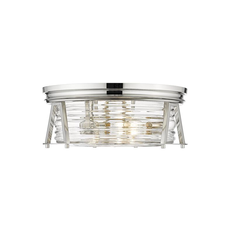 Cape Harbor 16 Inch 3 Light Flush Mount by Z-Lite