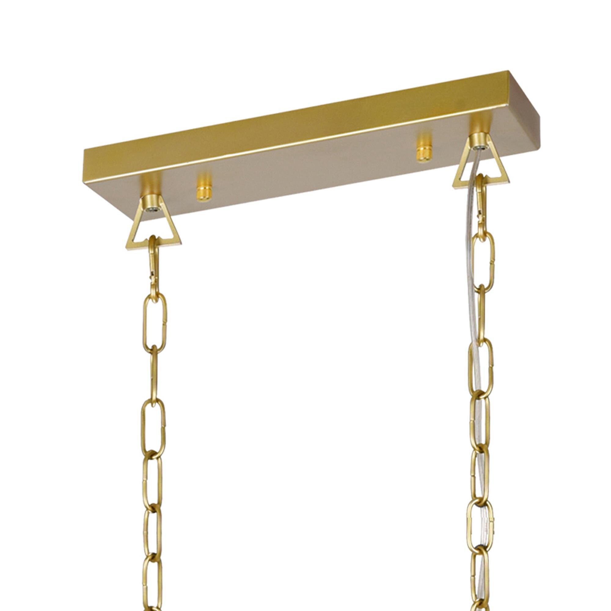 Tudor 36 Inch 6 Light Linear Suspension Light by CWI Lighting