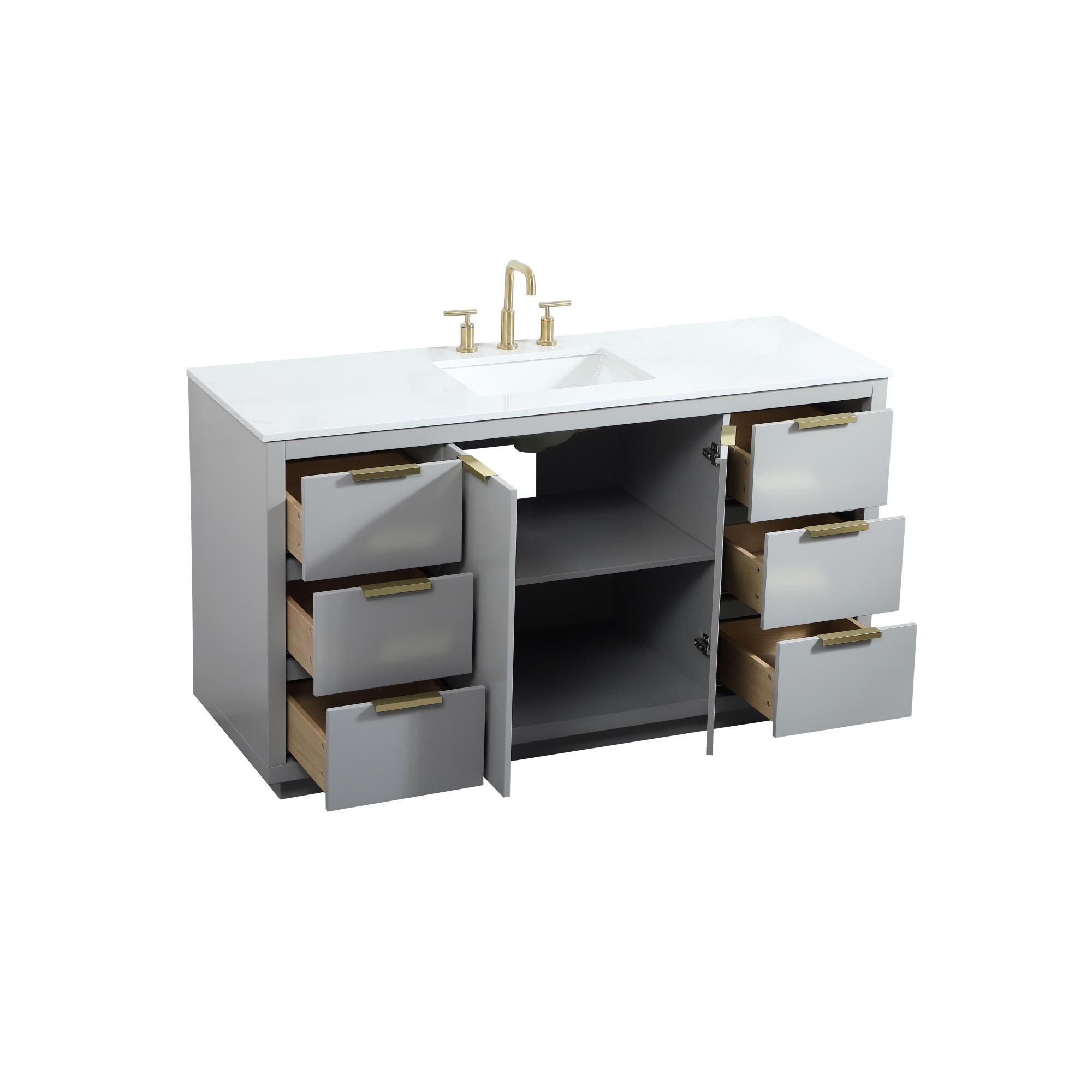 Blake 60 Inch Bath Vanity by Elegant Decor