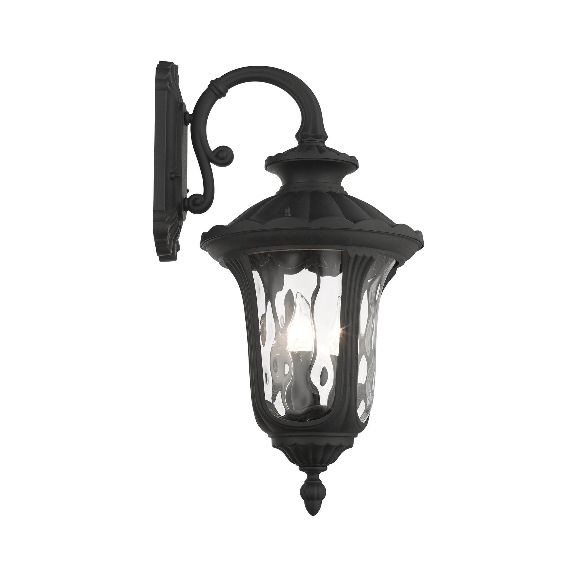 Oxford 22 Inch Tall 3 Light Outdoor Wall Light by Livex Lighting
