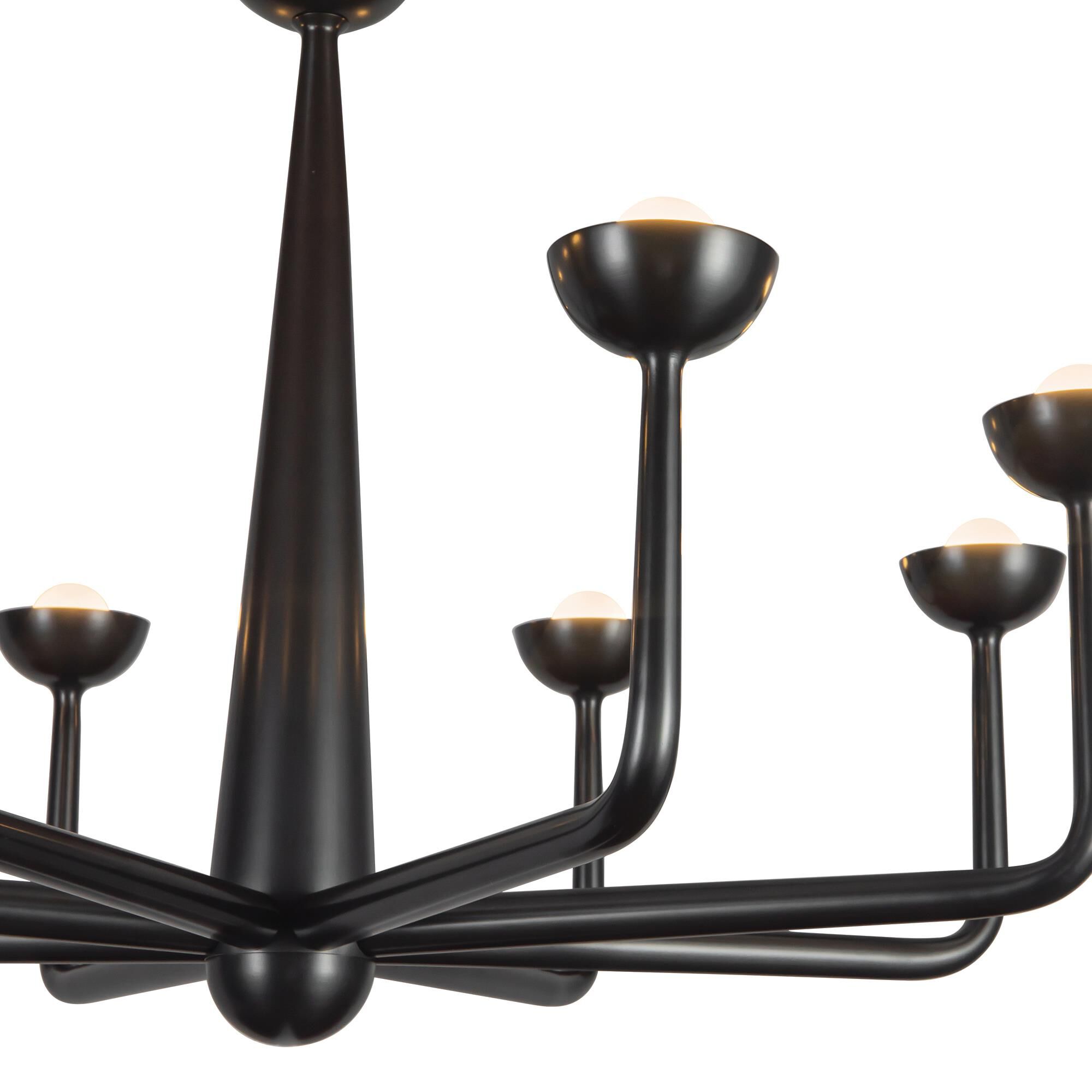 Shown in Urban Bronze finish and Frosted glass