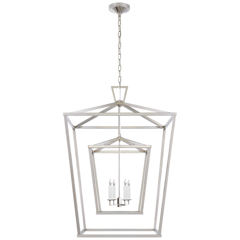 Chapman & Myers Darlana 29 Inch Cage Pendant by Visual Comfort Signature Collection