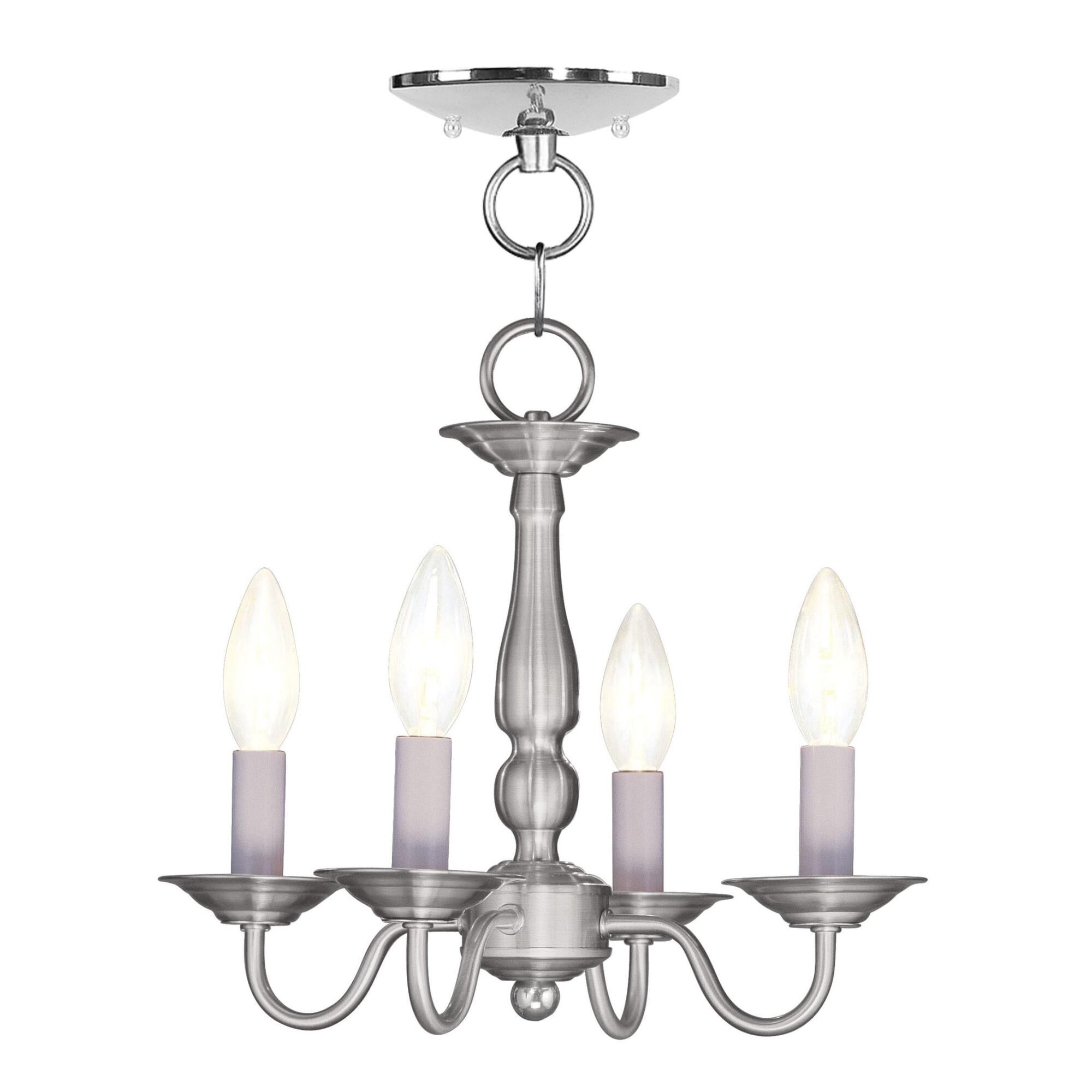 Williamsburgh 13 Inch 4 Light Mini Chandelier by Livex Lighting