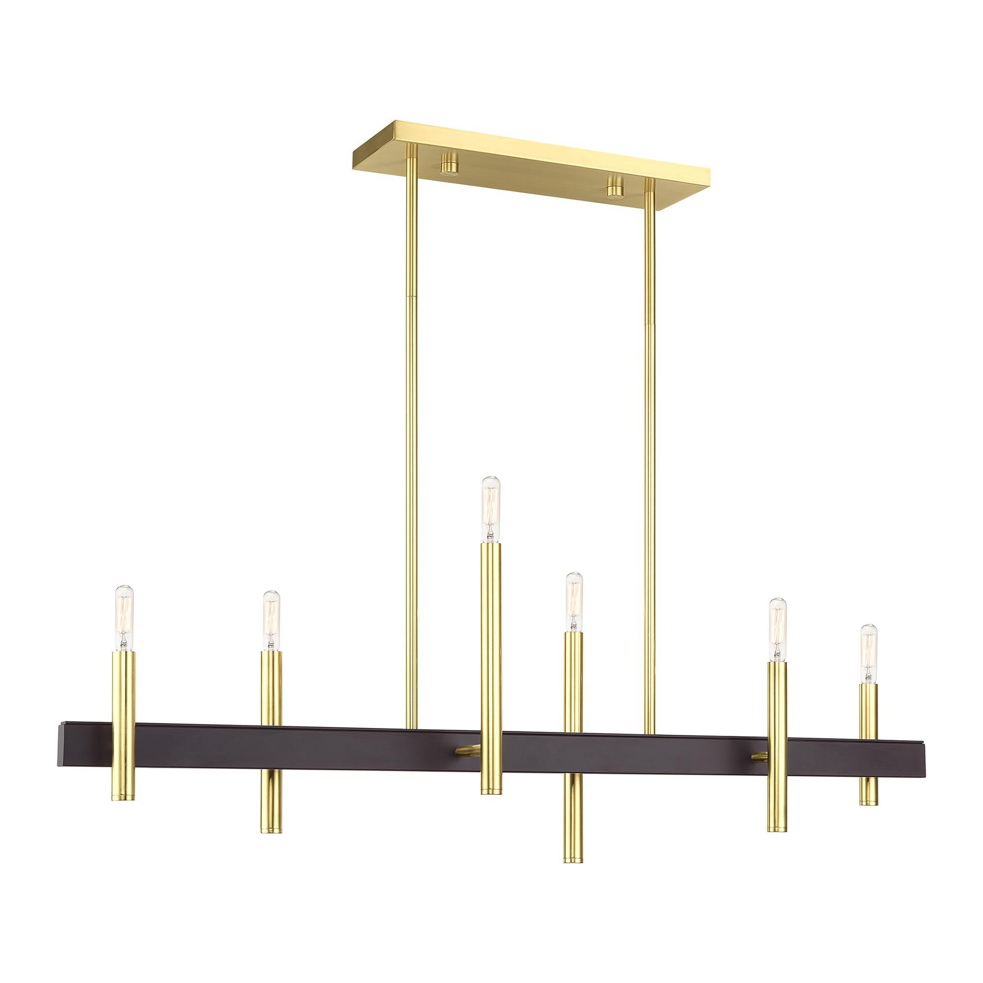 Shown in Satin Brass with Bronze Accents finish