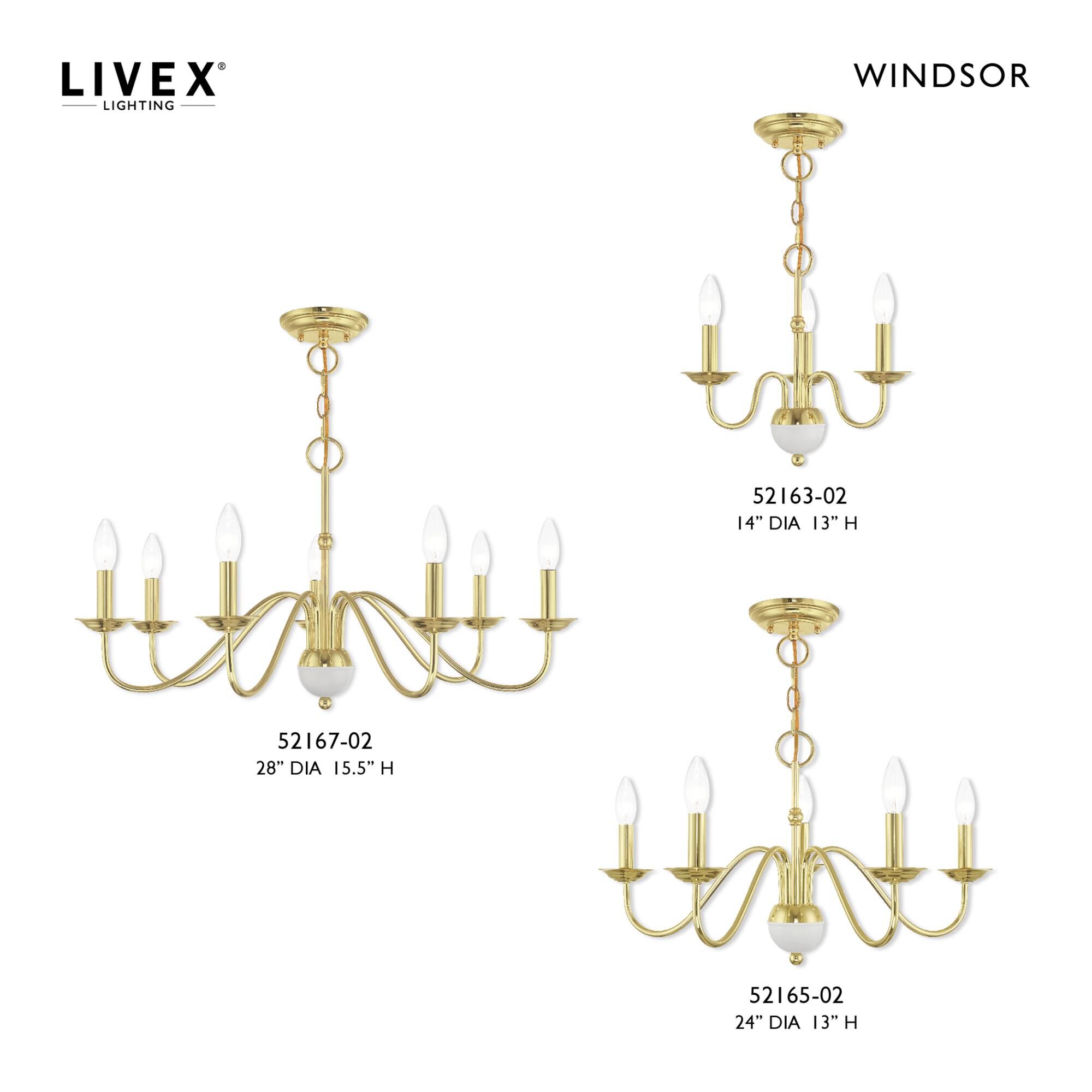 Windsor 7 Light Chandelier by Livex Lighting