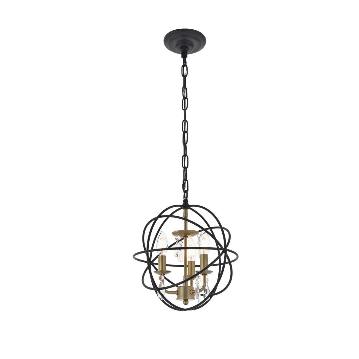 Wallace 12 Inch Mini Pendant by Elegant Lighting