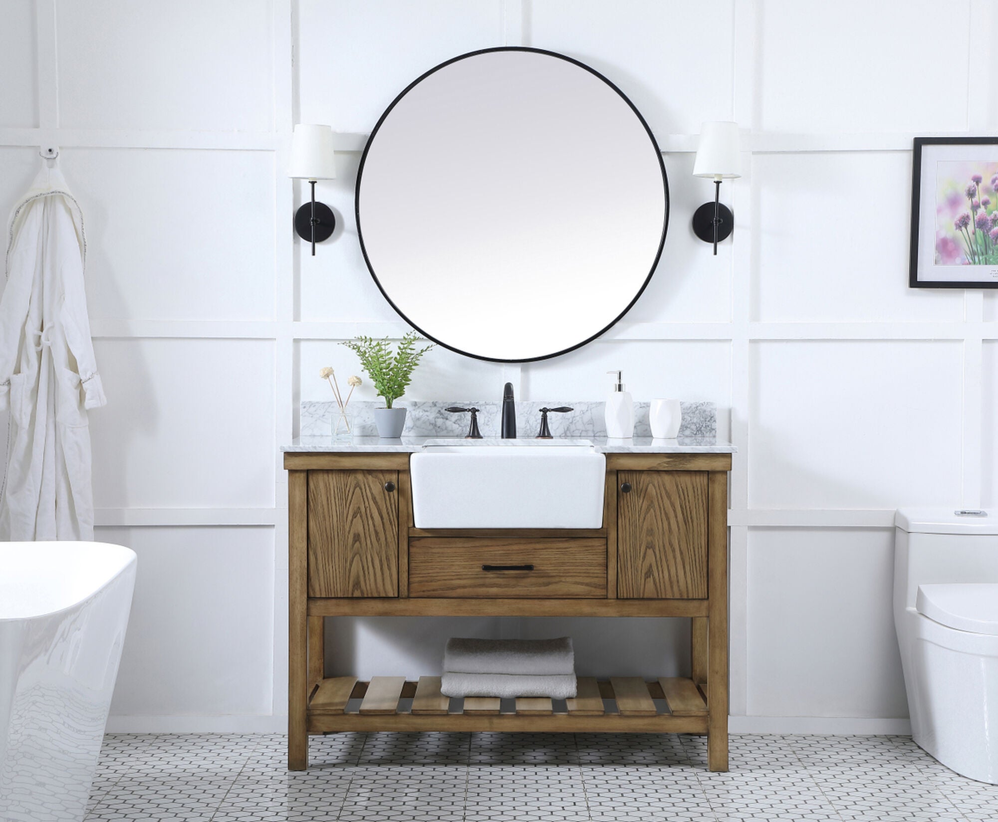 Clement 22 Inch Bath Vanity Cabinet,