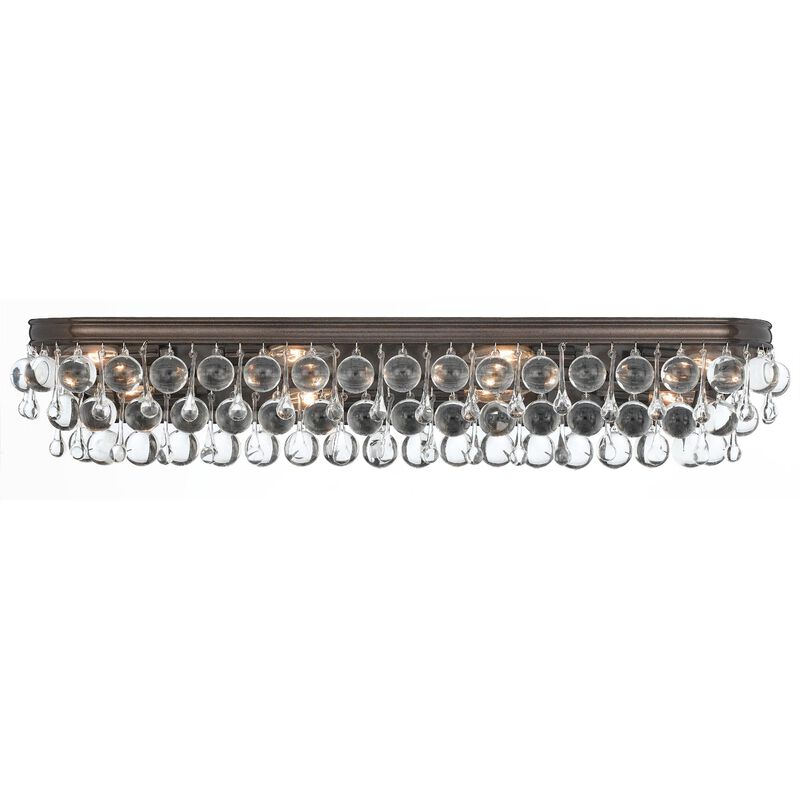 Calypso 33 Inch 8 Light Bath Vanity Light by Crystorama