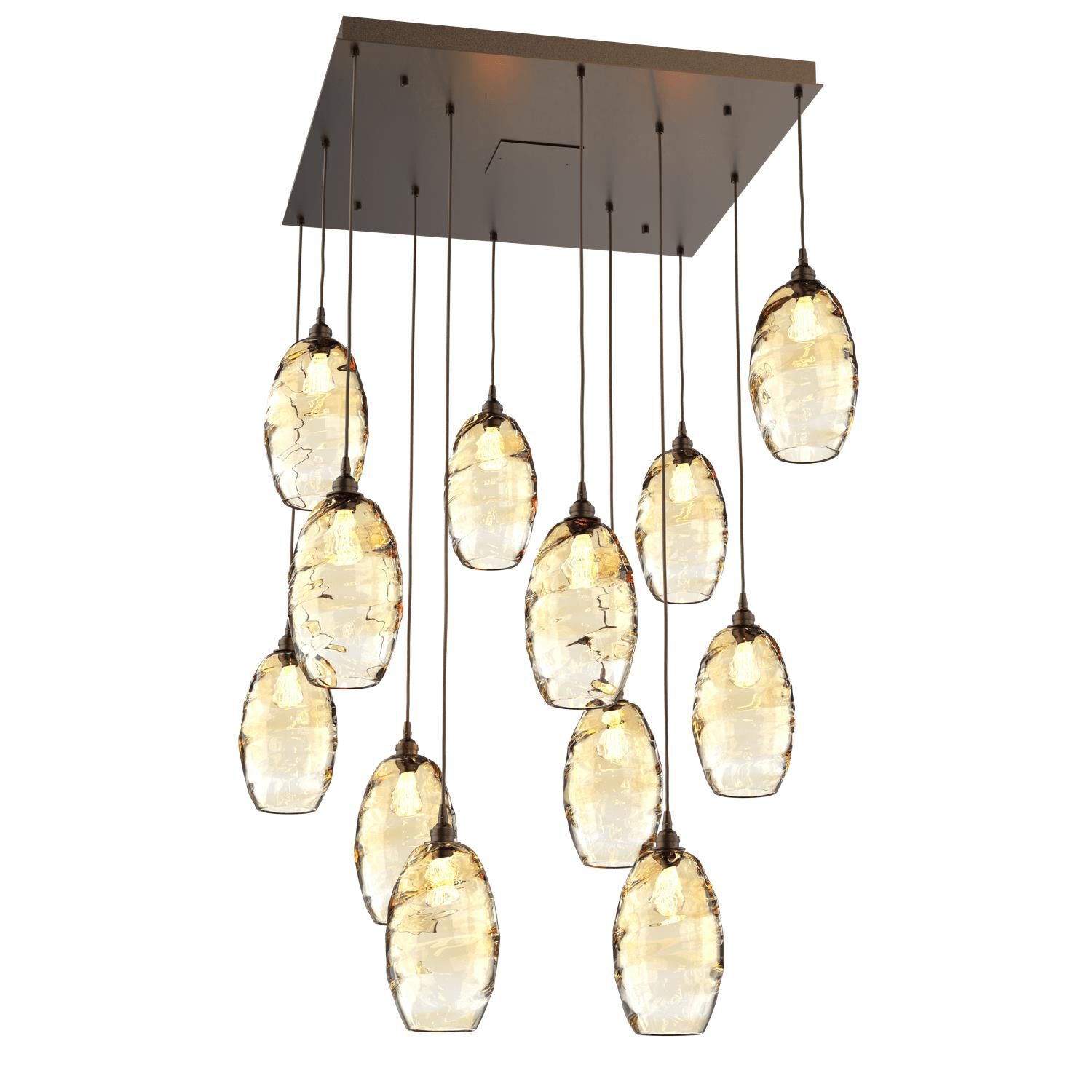 Ellisse 34 Inch 12 Light Multi Light Pendant by Hammerton Studio