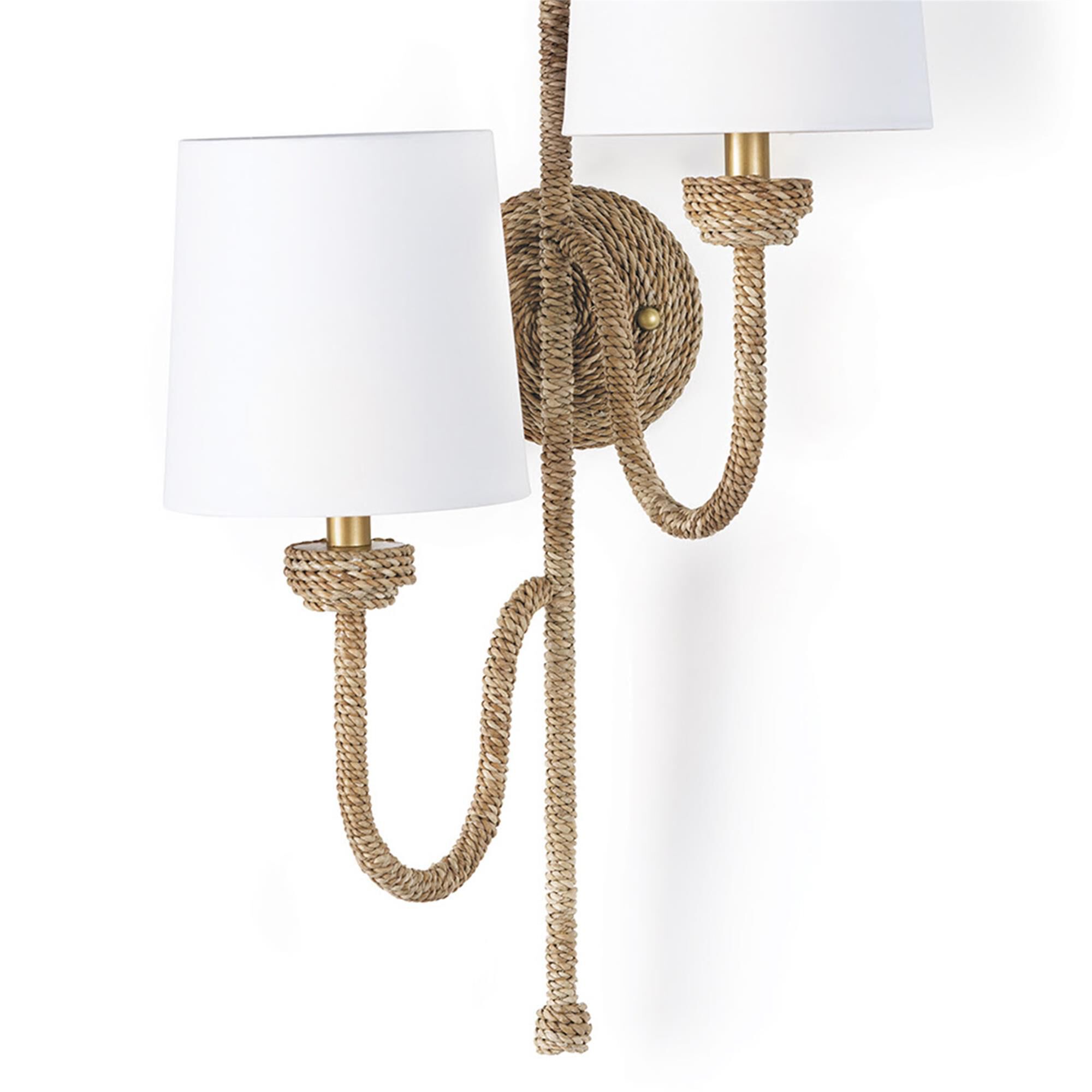 Shown in Natural finish and Linen shade