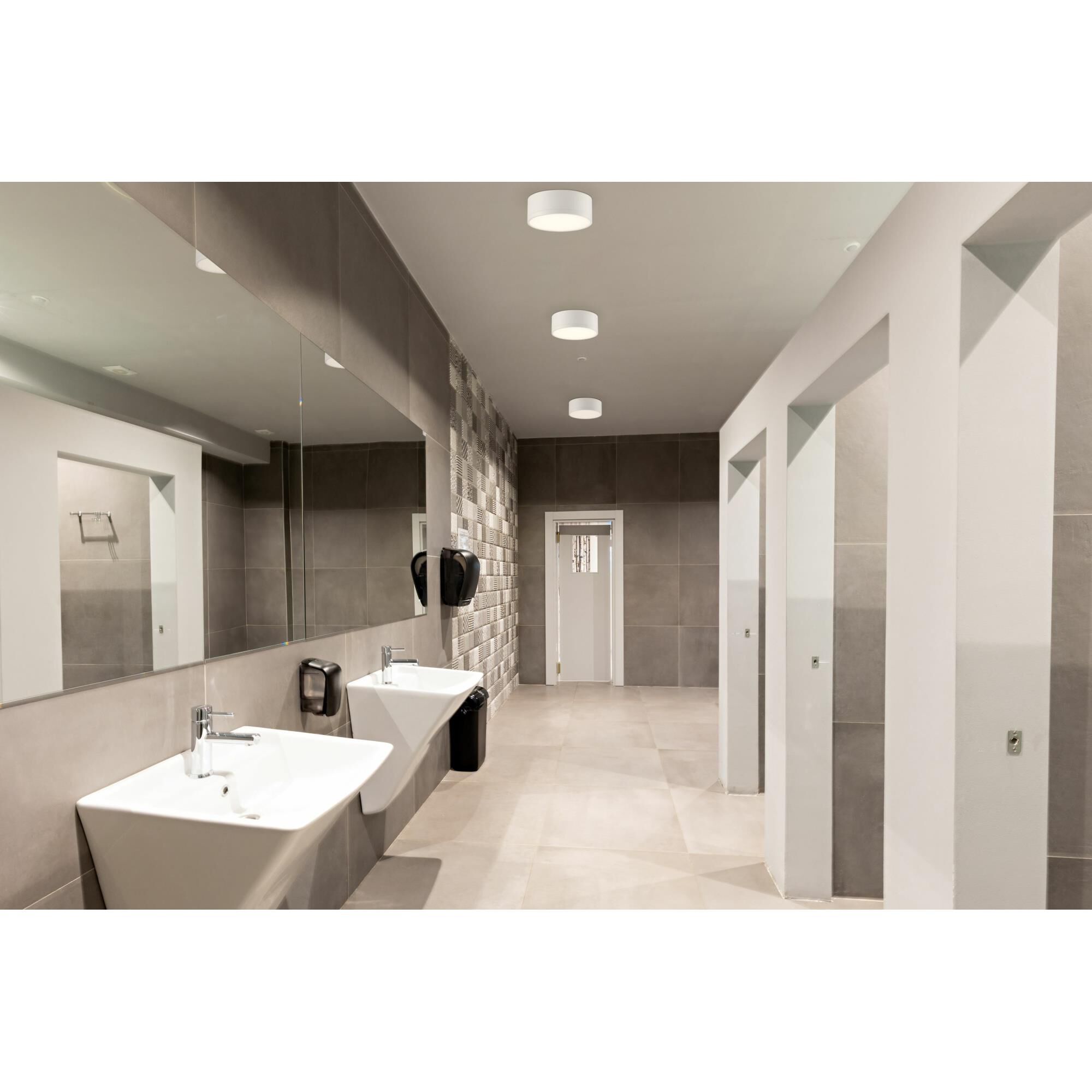 Shown in White finish and Acrylic Lens glass