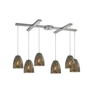 Shown in Satin Nickel finish and Smoke glass 