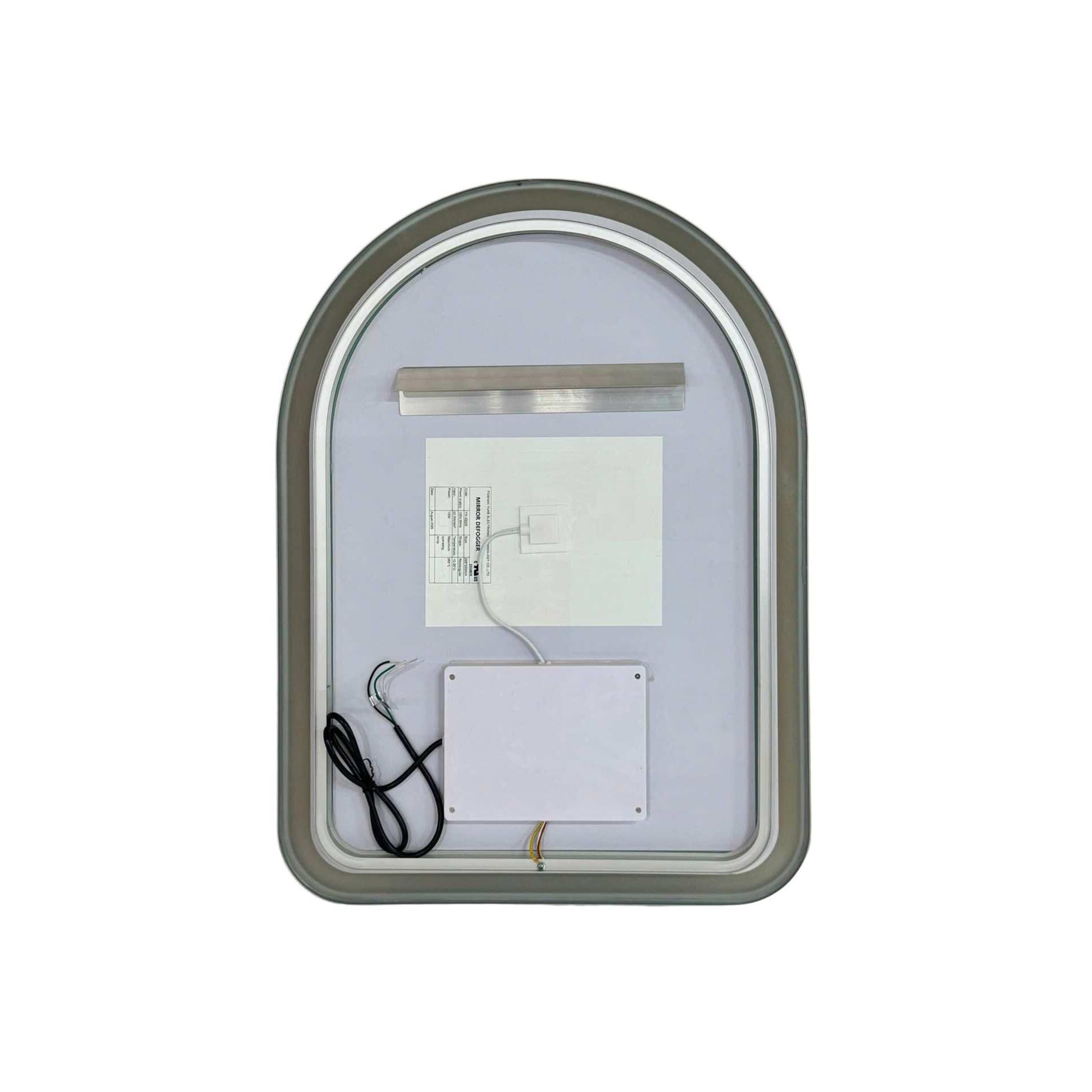 Harmoni 30 Inch Arched LED Lighted Mirror by Elegant Decor
