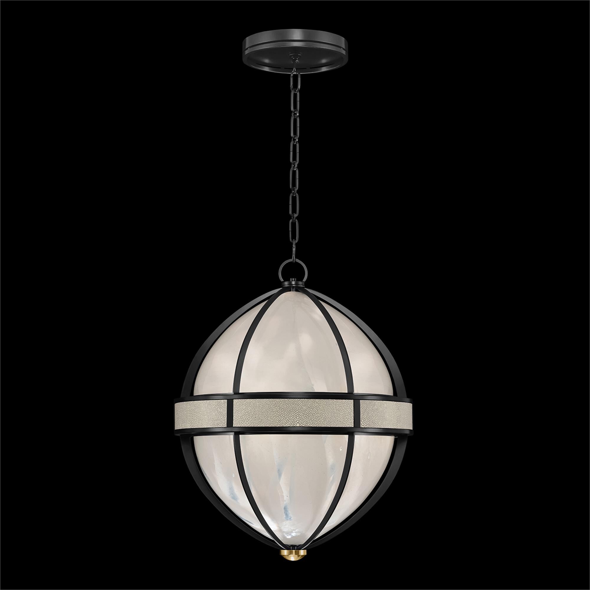 Shown in Black Iron and Brass  finish and Coco accent
