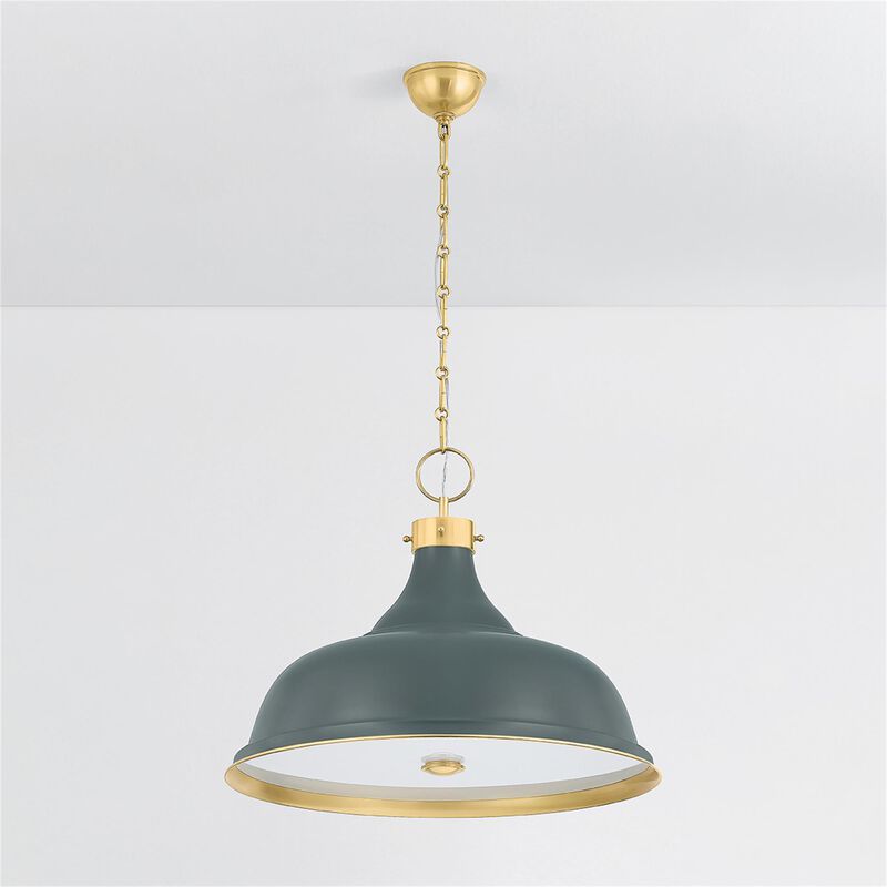 Mark D. Sikes Painted No. 1 Medium Pendant Light by Hudson Valley Lighting