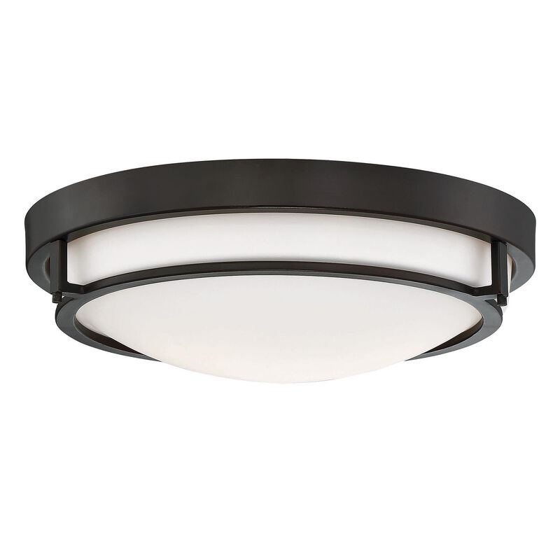 13 Inch 2 Light LED Flush Mount by Meridian Lighting