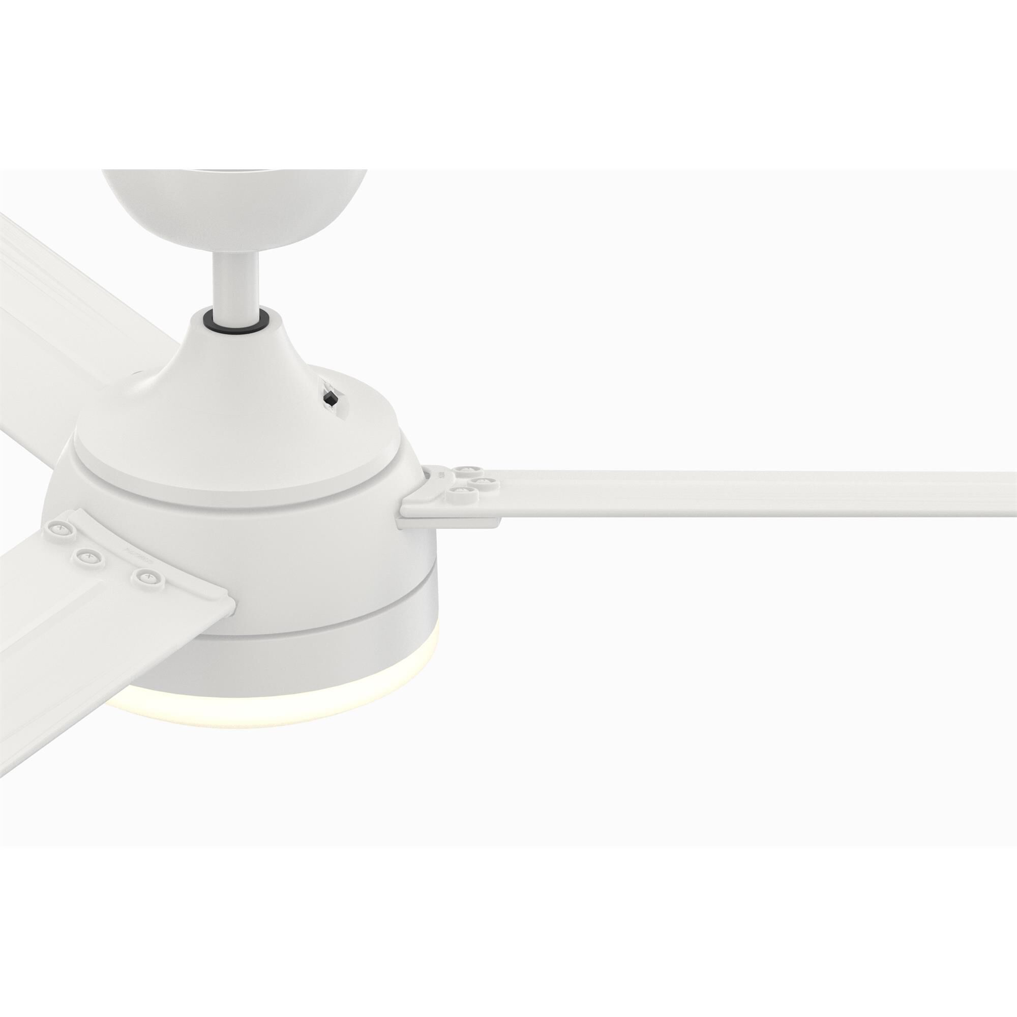 Shown in Matte White finish and Opal Frosted glass
