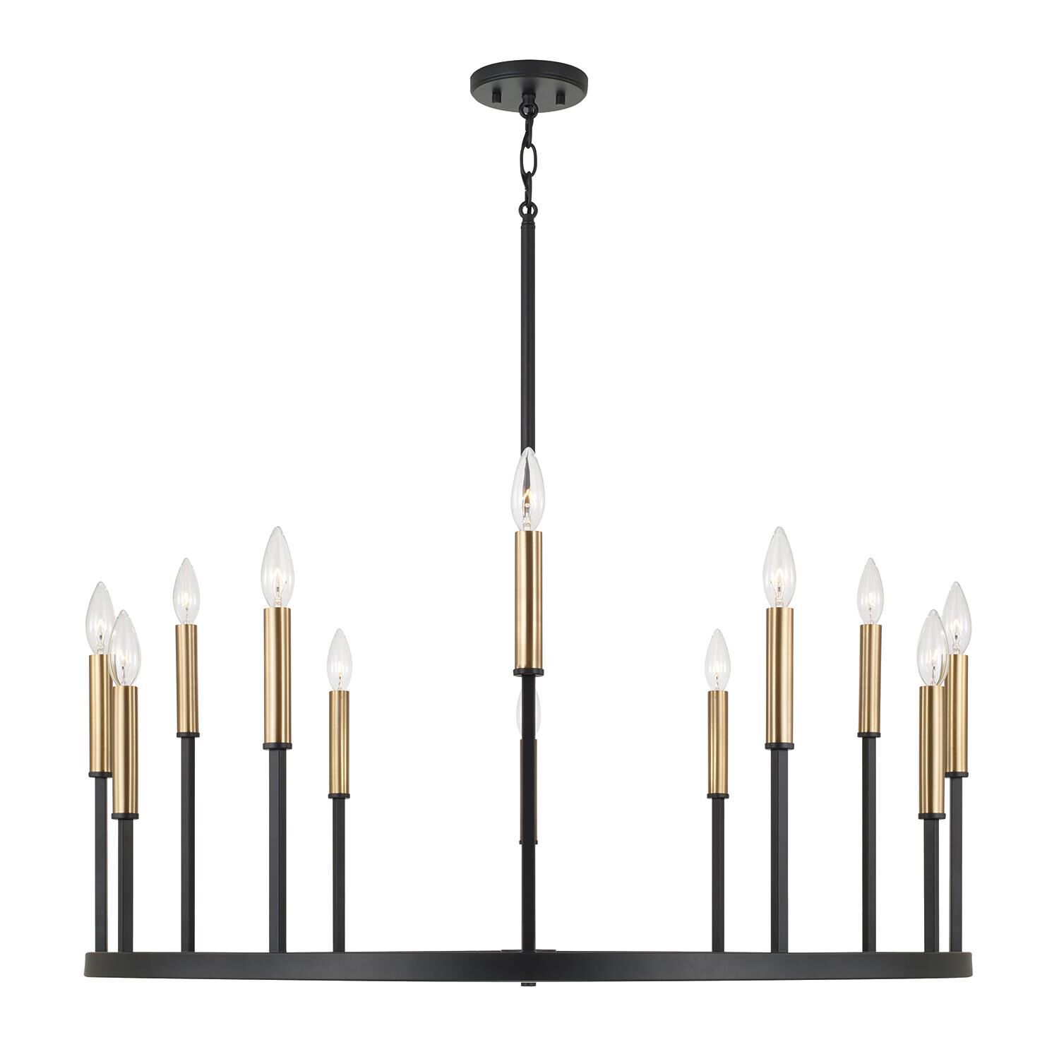 Shown in Espresso and Brass finish