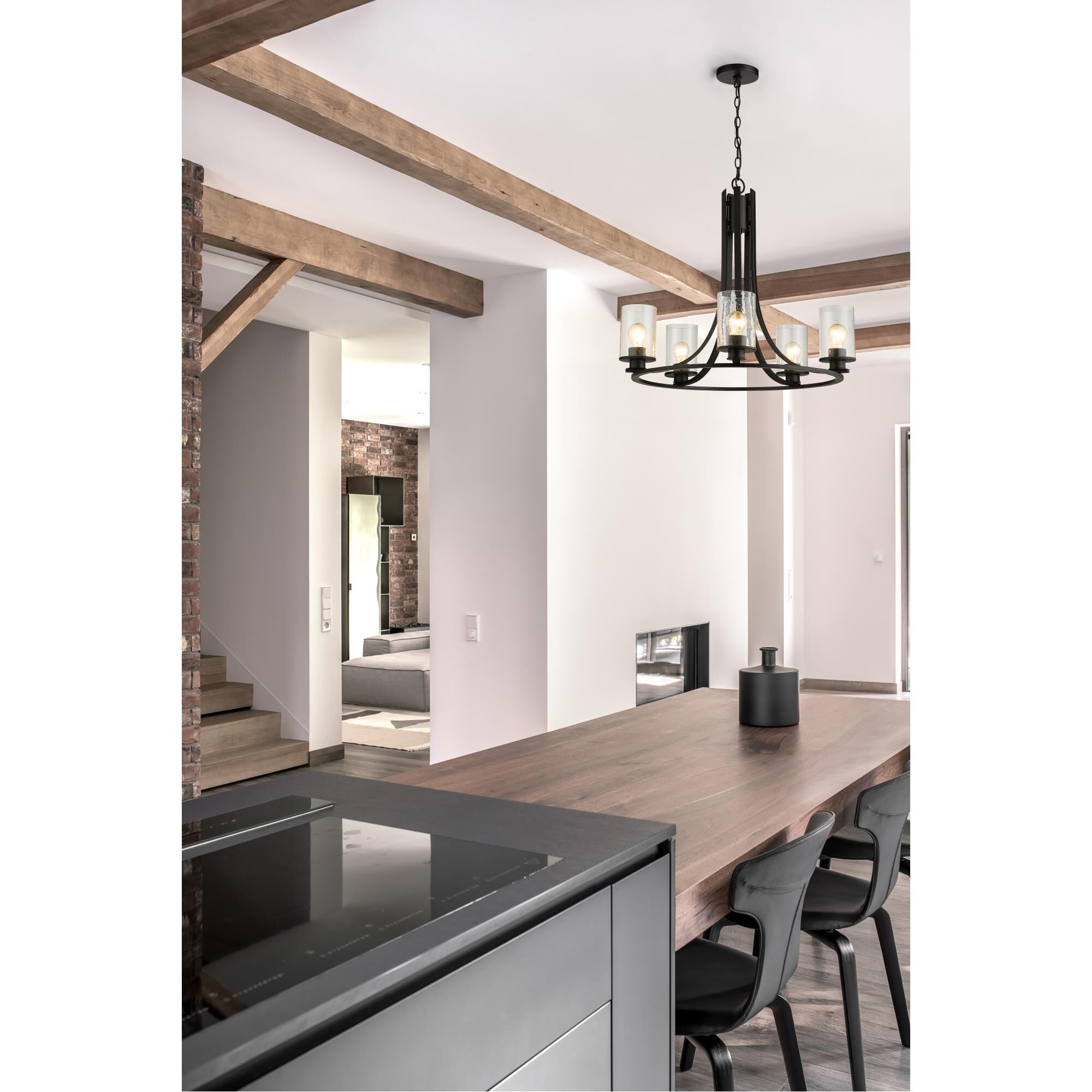 Beckett 27 Inch 5 Light Chandelier by Z-Lite