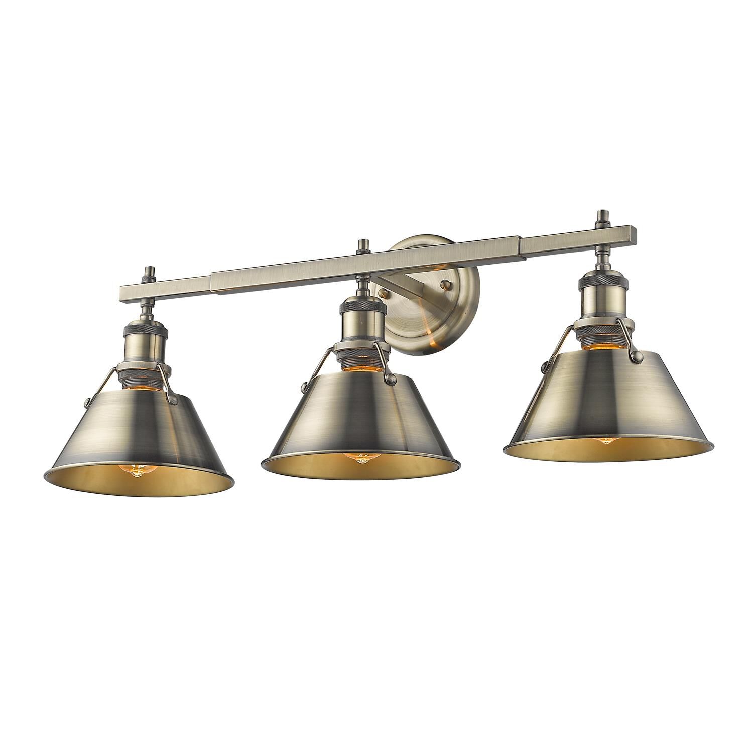 Orwell 27 Inch Bath Vanity Light by Golden Lighting