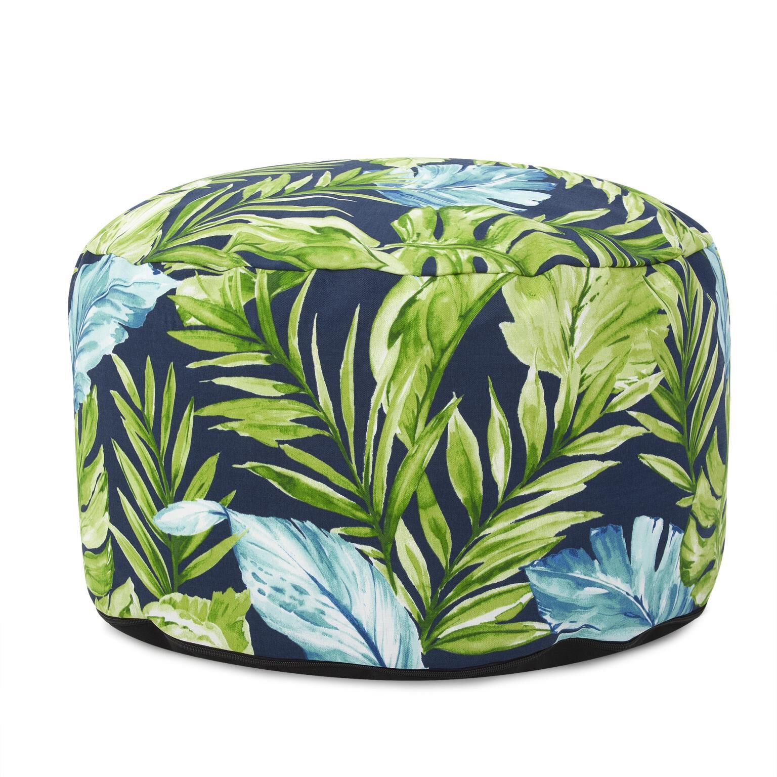 The Cardoon Pouf Ottoman by Howard Elliott Collection