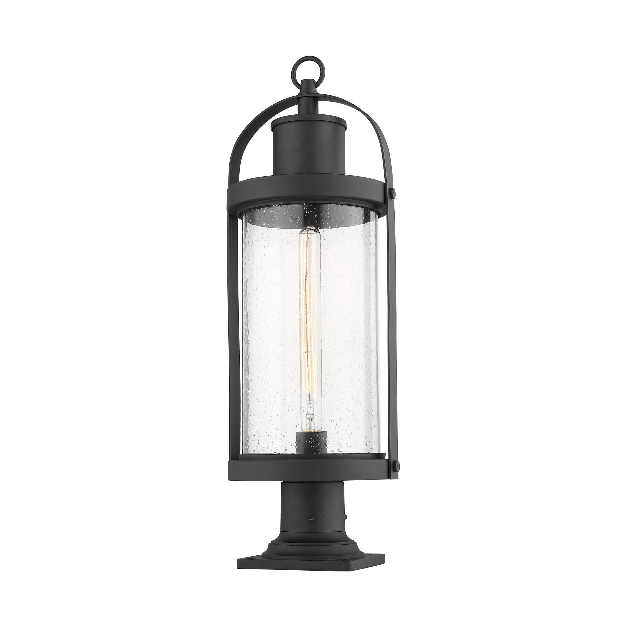 Z-Lite Roundhouse 27 Inch Tall Outdoor Pier Lamp
