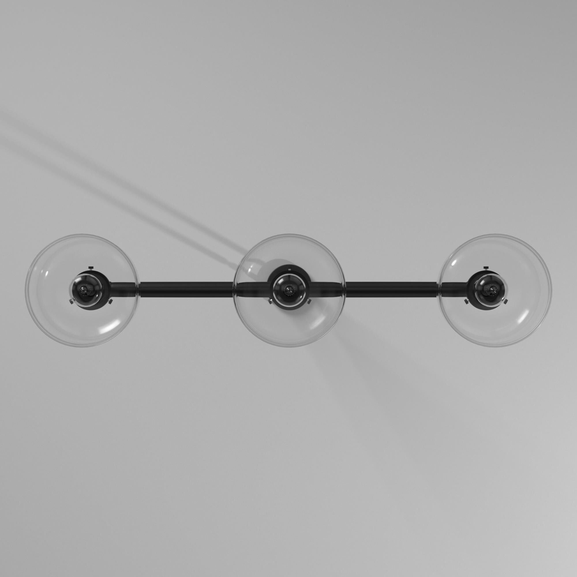 Shown in Oil Rubbed Bronze finish and Clear glass