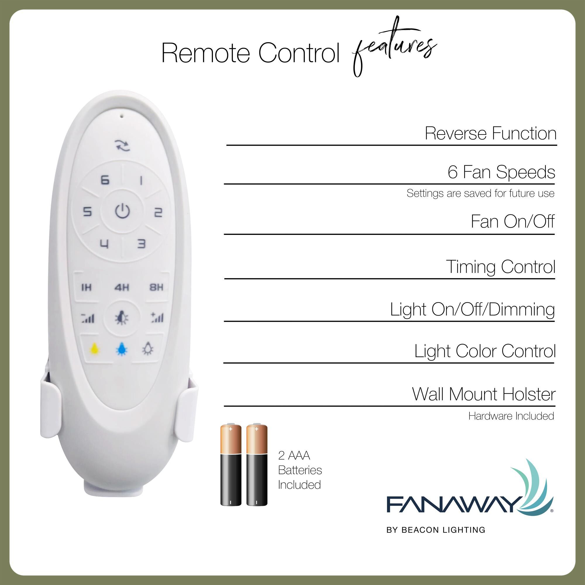 Fanway 42 Inch Ceiling Fan by Beacon Lighting