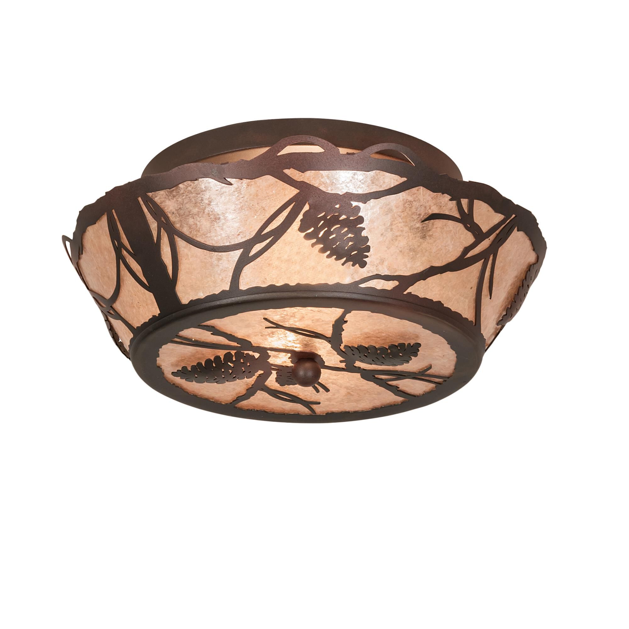 Shown in Rust Finish;Wrought Iron finish