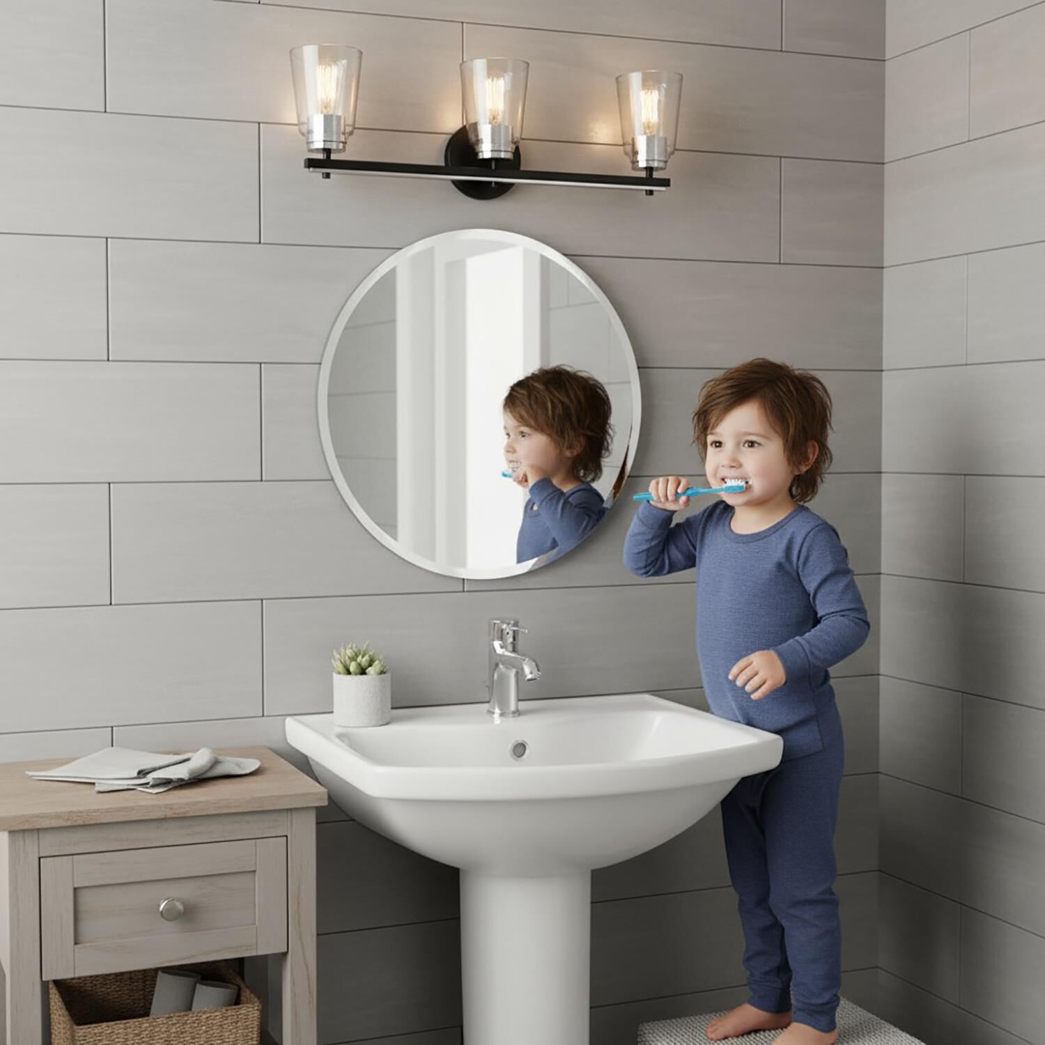 Essex 25 Inch Bath Vanity Light by Artcraft