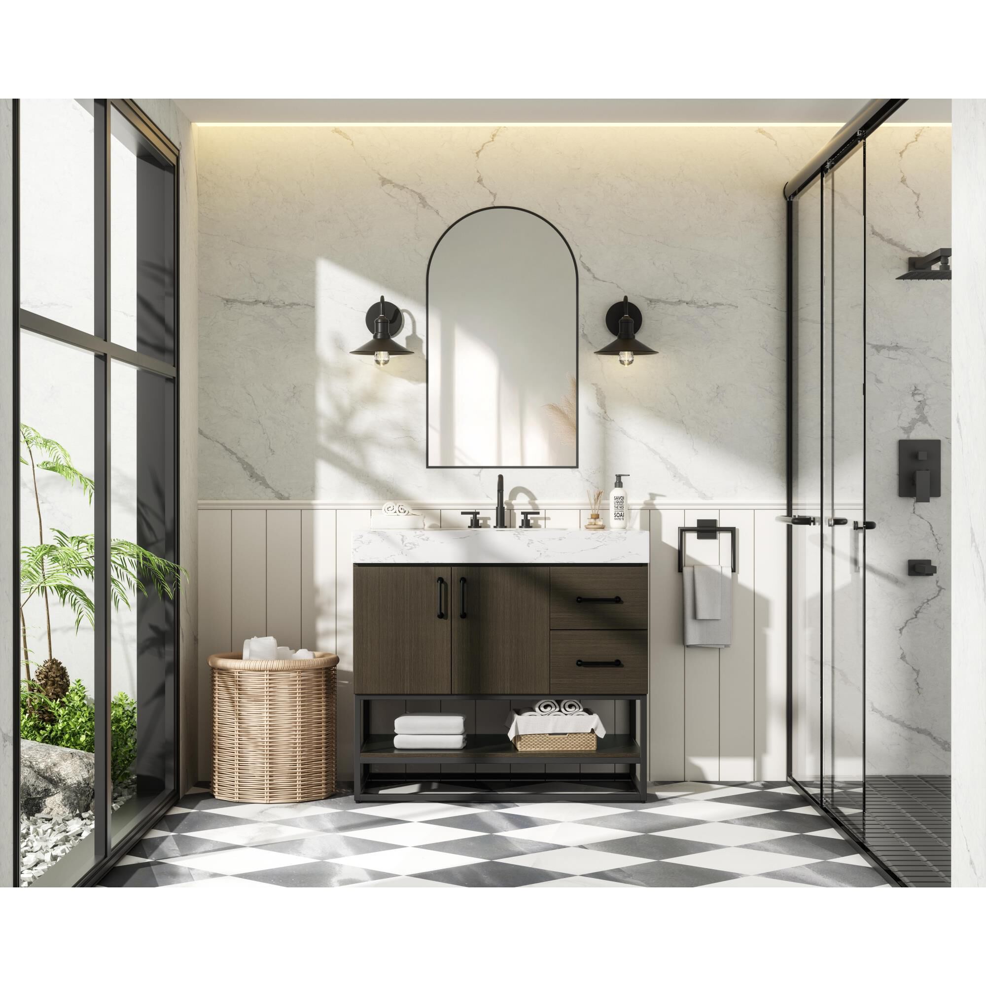 Caroline 36 Inch Bath Vanity by Elegant Dcor