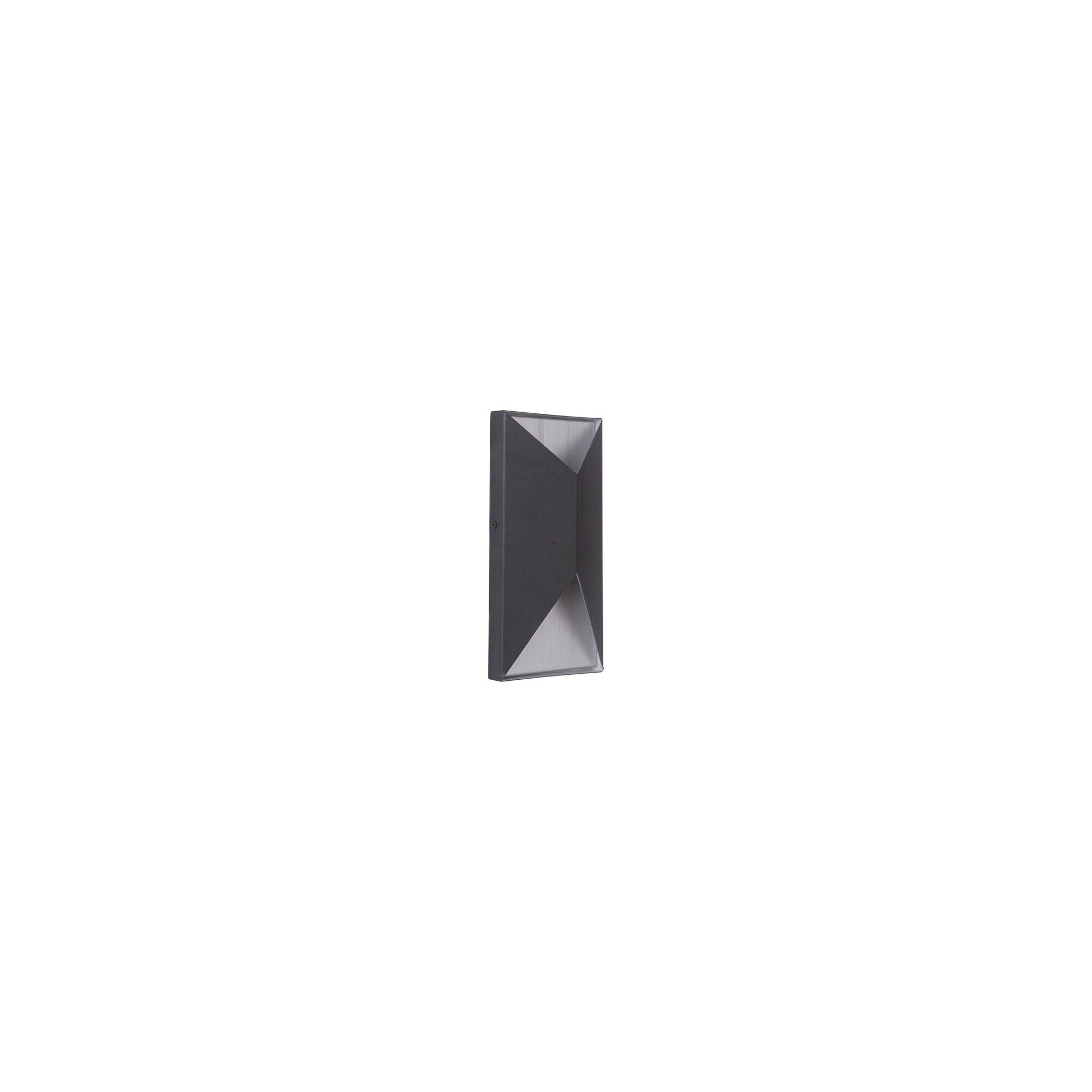 Shown in Textured Black / Brushed Aluminum finish and 0.0 glass and 0.0 shade